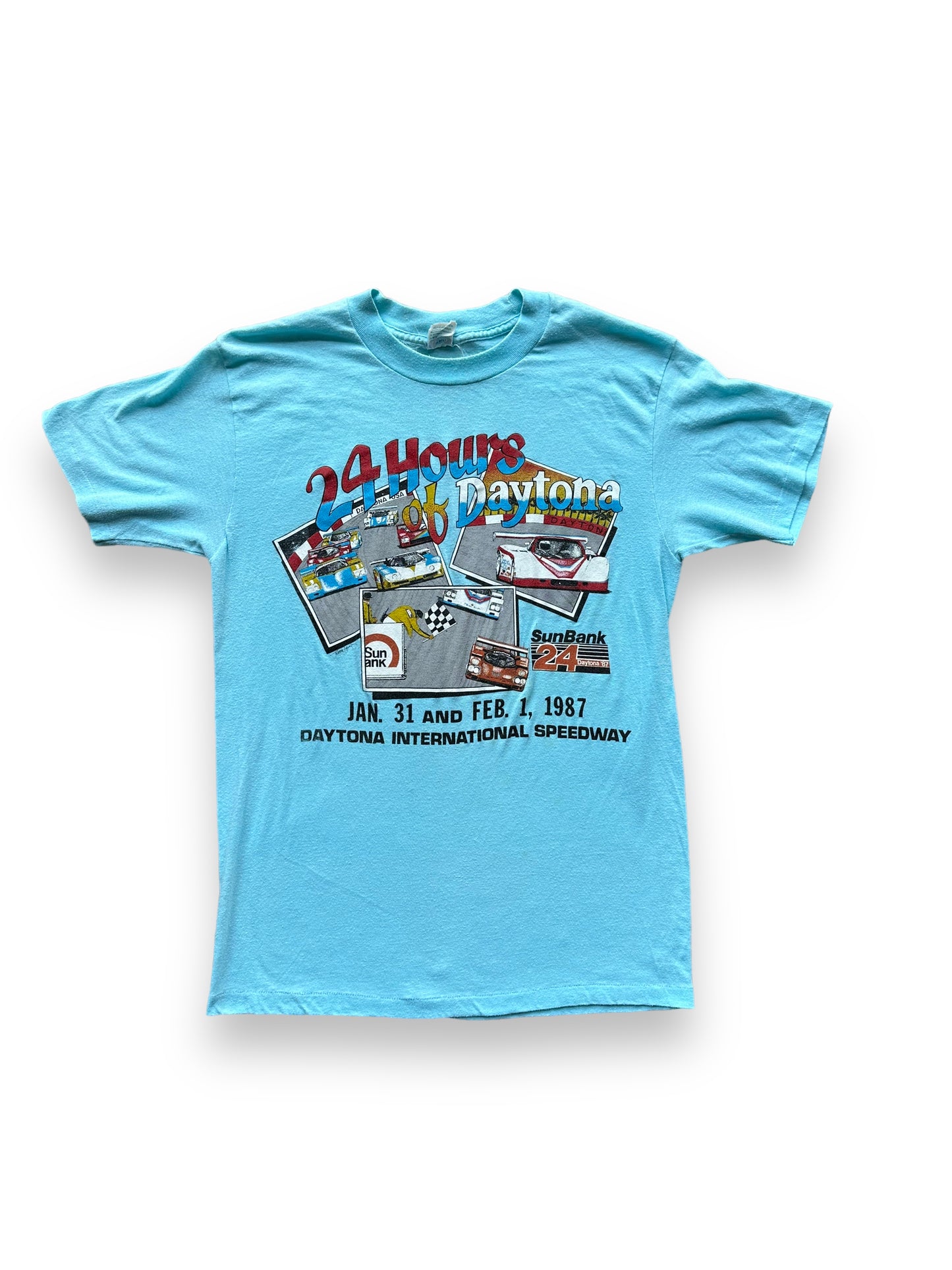 Front of Vintage 24 Hours of Daytona Tee SZ L | Vintage Auto Tee Seattle | Barn Owl Vintage