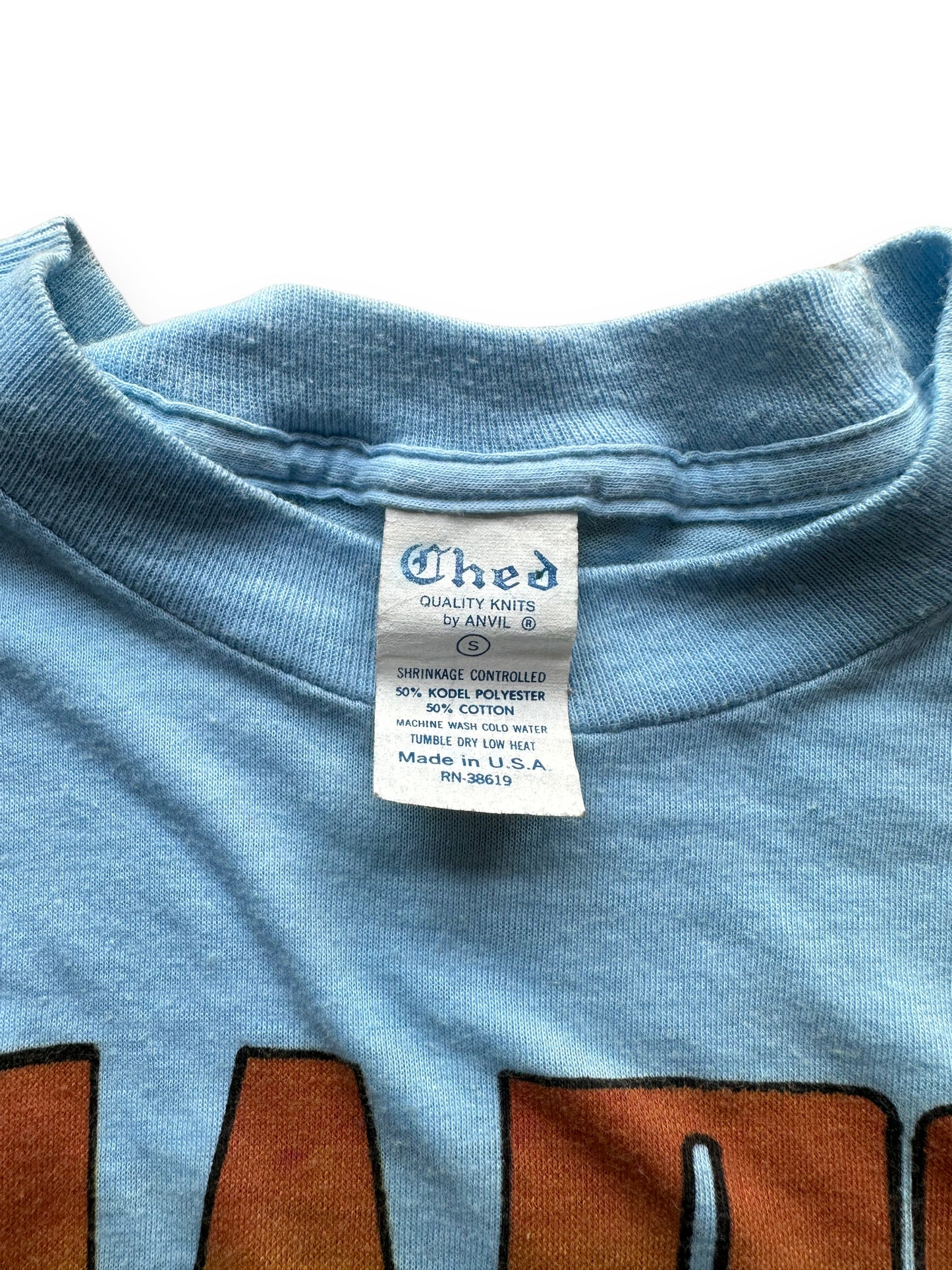 Tag of Vintage NARC Tank SZ S | Vintage Auto Tee Seattle | Barn Owl Vintage