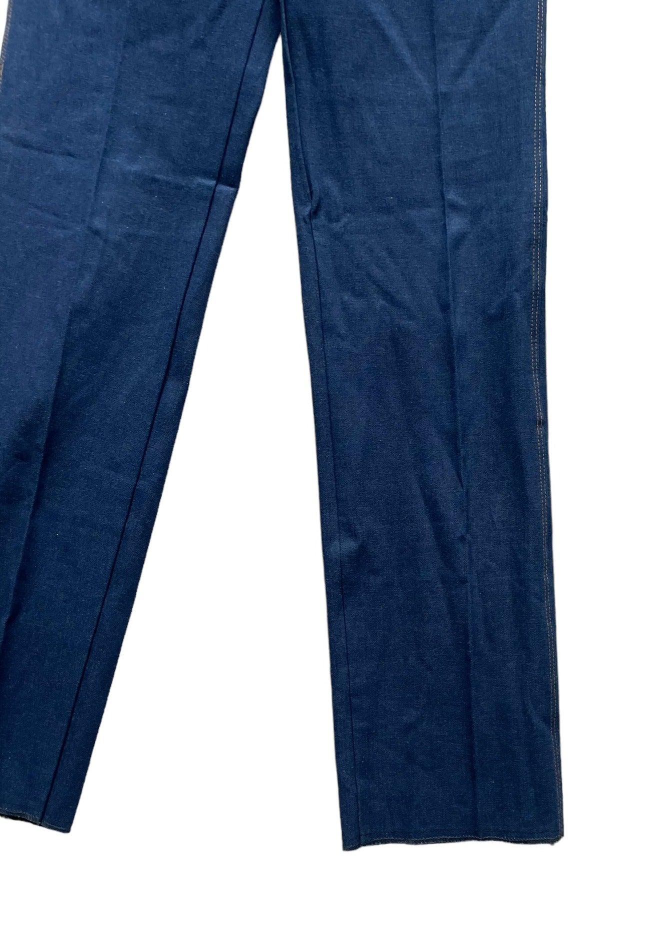 Back right leg view of Vintage Deadstock Work Wear Denim
