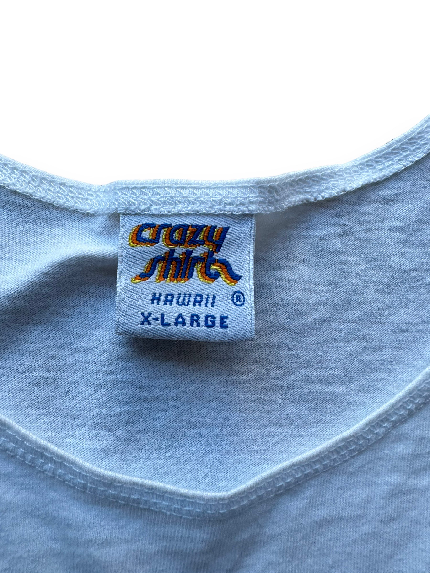 Tag on Vintage B. Kliban Embroidered Hawaii Cat Wideneck Tee SZ XL |  Vintage Cat Tee Seattle | Barn Owl Vintage