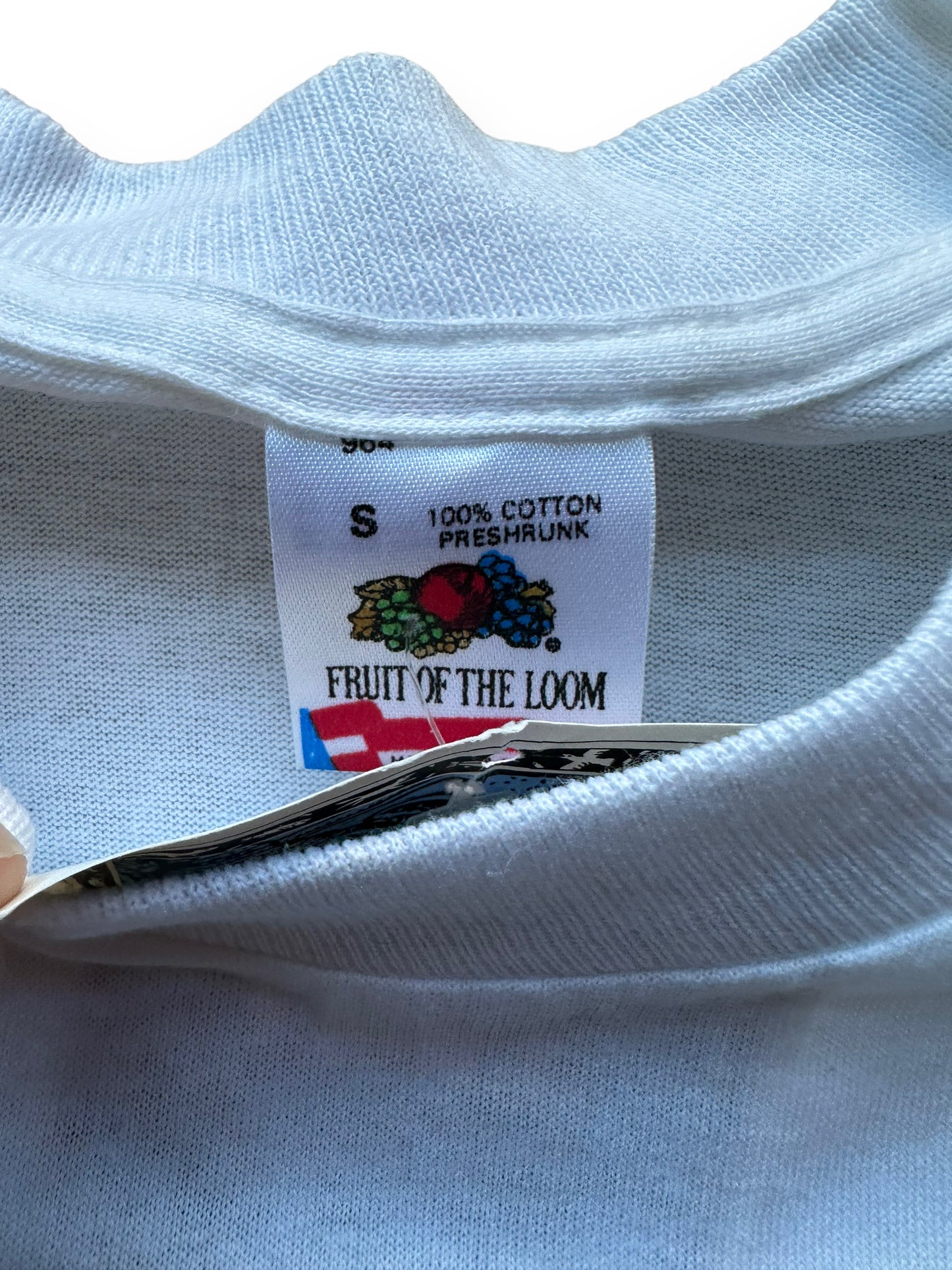 Tag of Vintage Ray Troll Deadstock Oregon "Under the Rainbow" Tee SZ S | Vintage Fishing Tee Seattle | Barn Owl Vintage