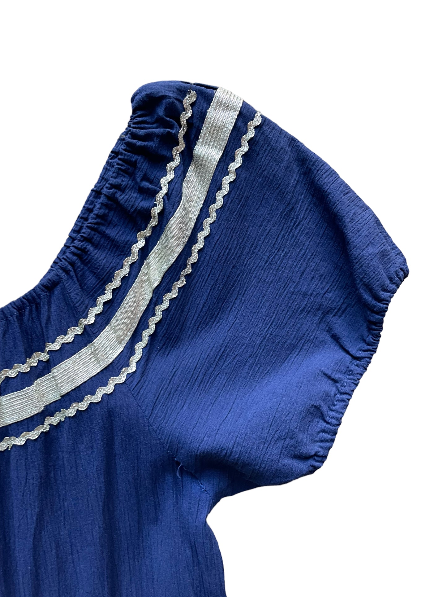 Vintage 1950s Blue Patio Dress SZ 18 | Seattle Vintage Patio Dresses | Barn Owl Ladies Clothing