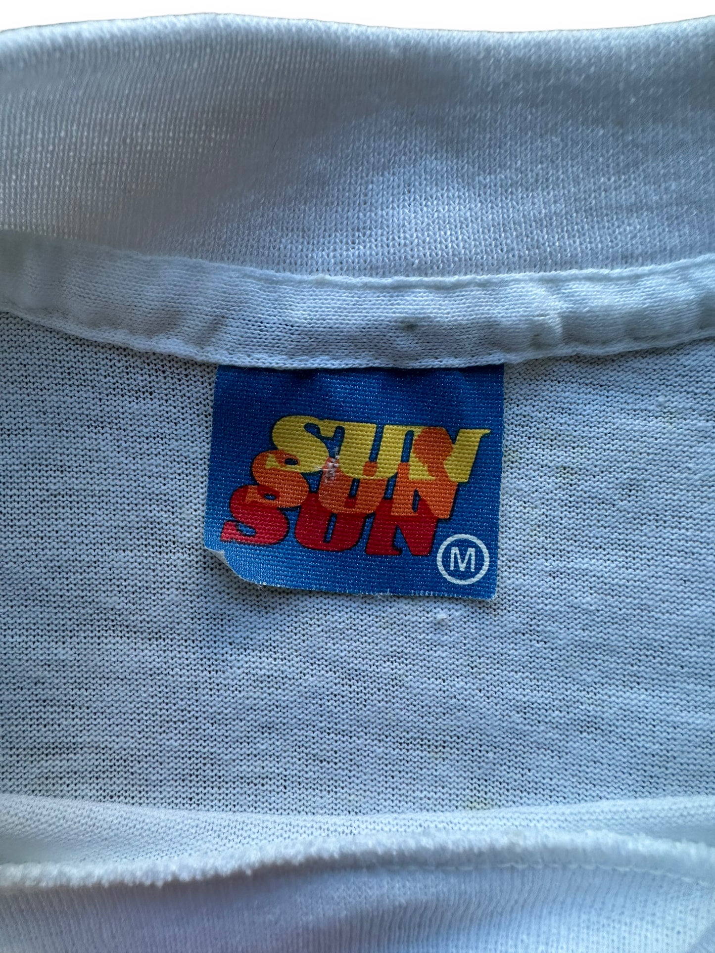 Tag on Vintage Garfield "Shed Your Inhibitions" Tee SZ M |  Vintage Cat Tee Seattle | Barn Owl Vintage