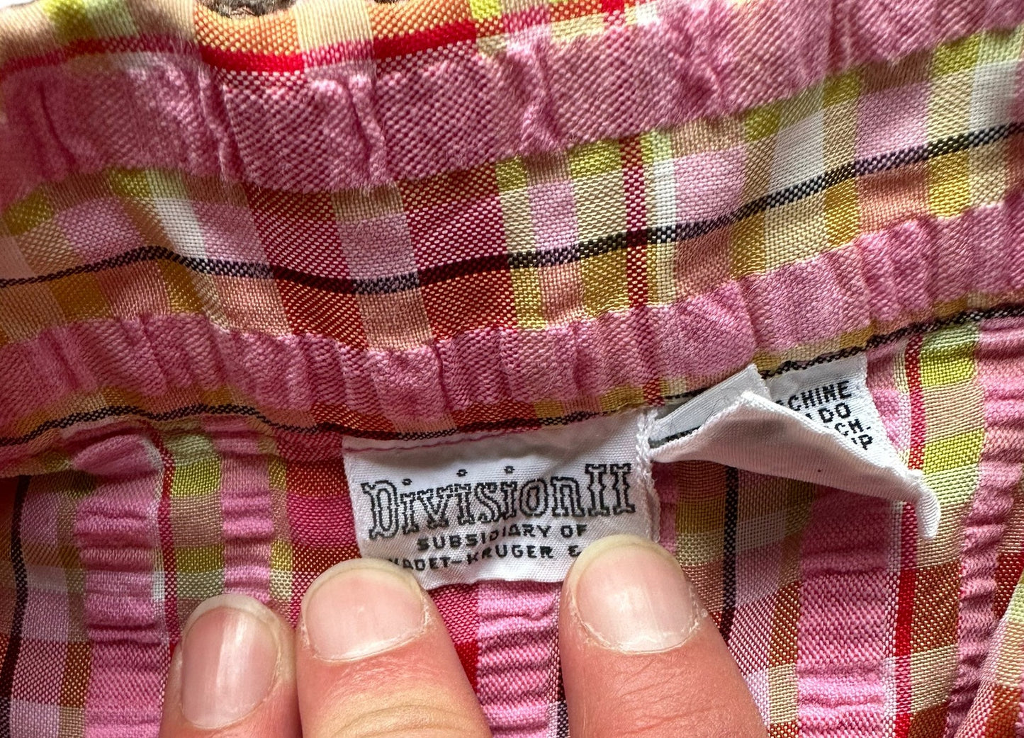 Tag Vintage 1950s Seersucker Plaid Button Up Top | Vintage Summer Tops | Barn Owl Seattle