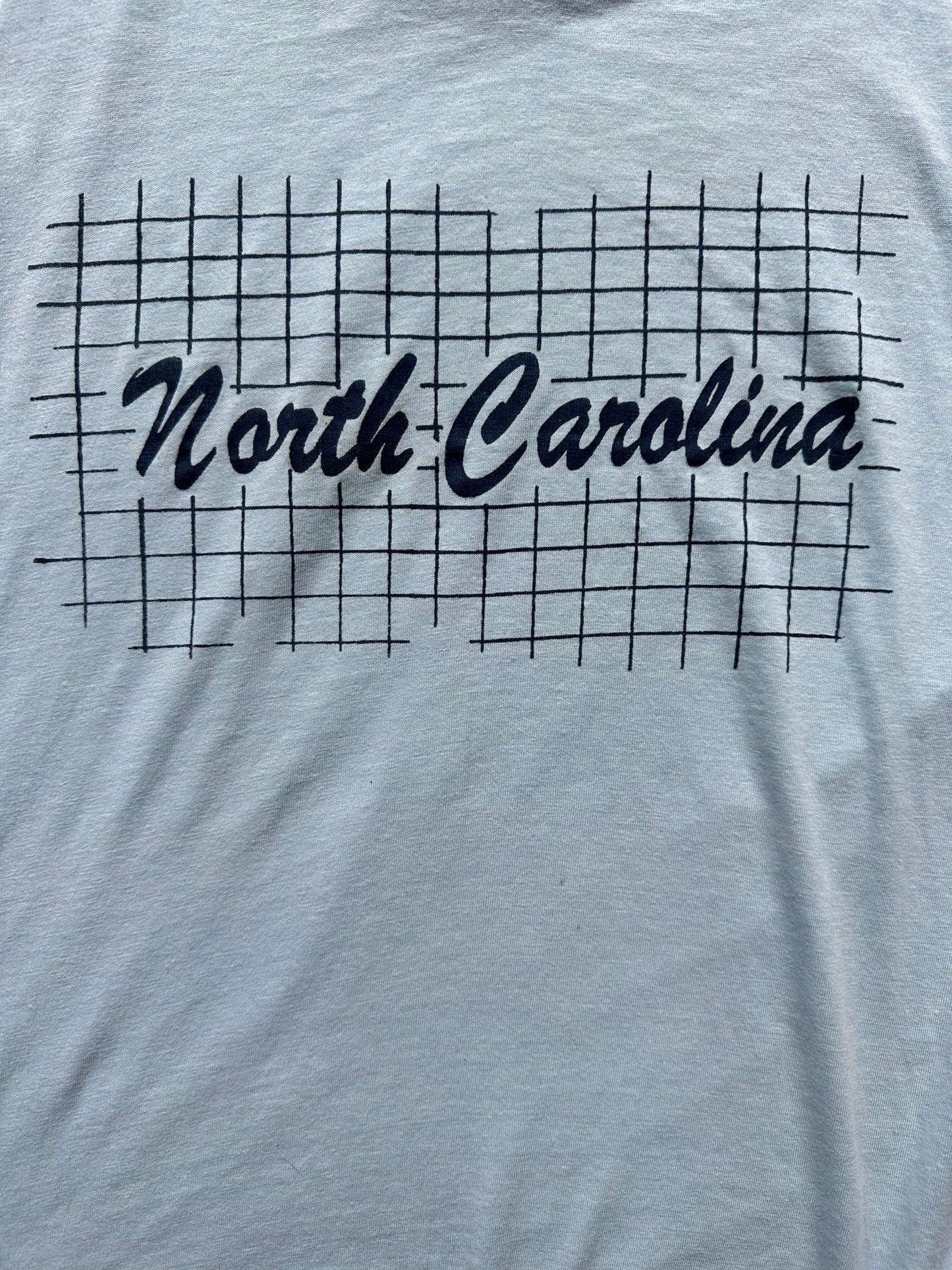 Graphic detail of Vintage North Carolina Tee SZ XL | Vintage T-Shirts Seattle | Barn Owl Vintage Tees Seattle