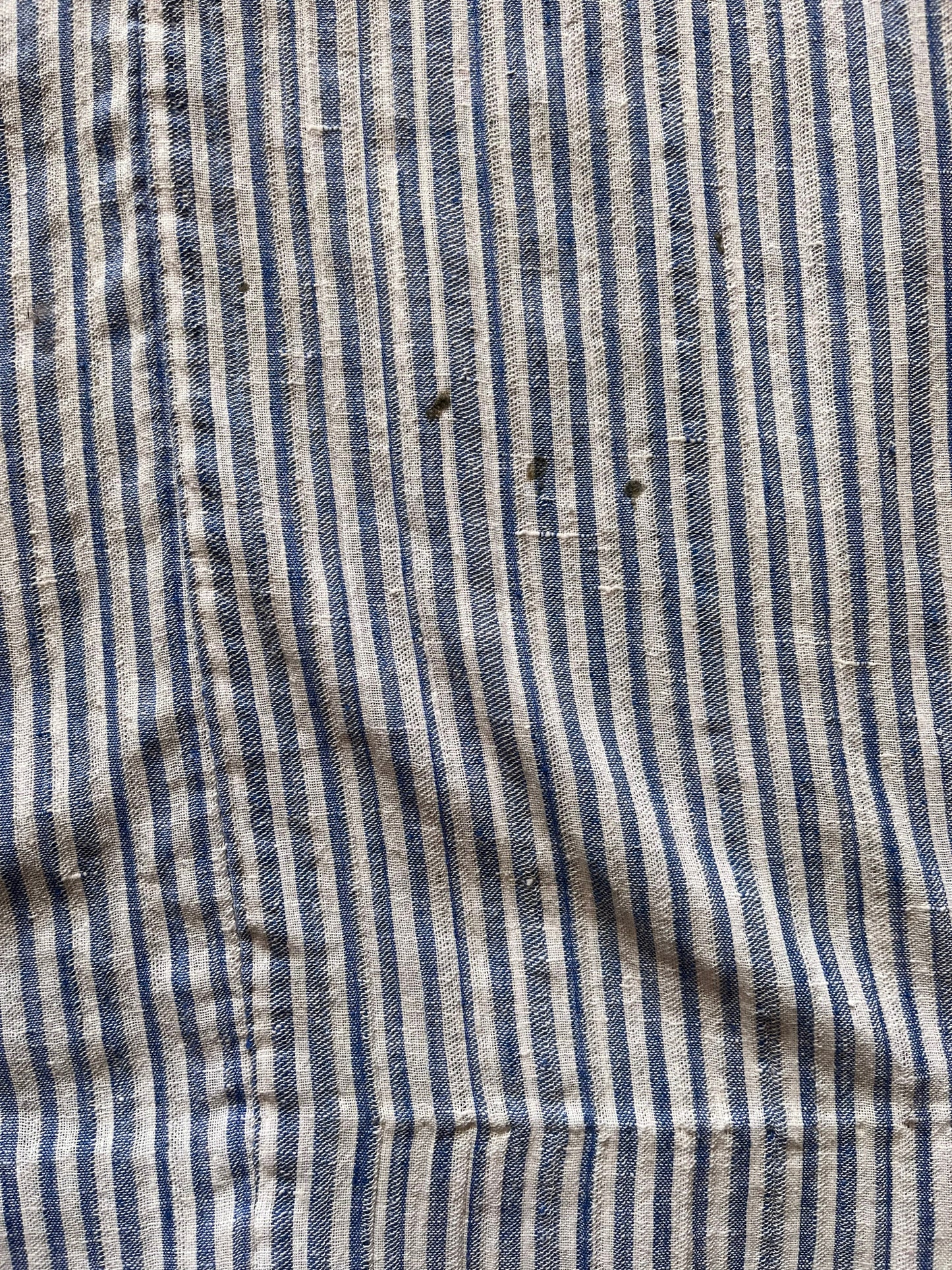 Small spots on the back of Vintage 1970s Striped Kaftan by Beach Things