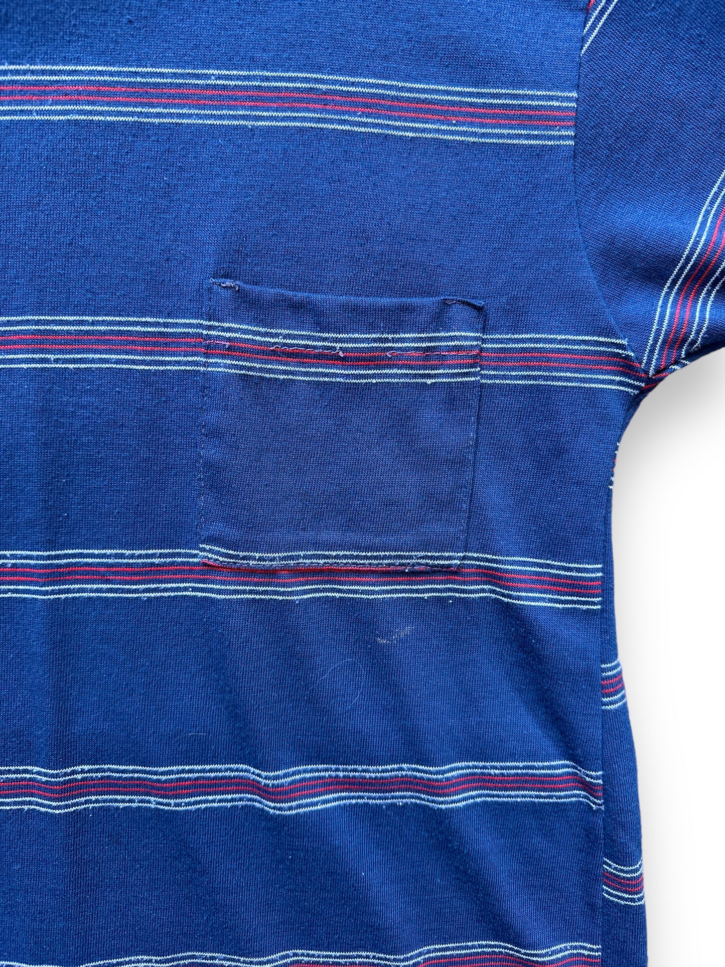 Pocket View on Vintage Sears Bobby Brady Pocket Tee SZ S | Vintage Striped Shirts Seattle | Barn Owl Vintage Tees Seattle