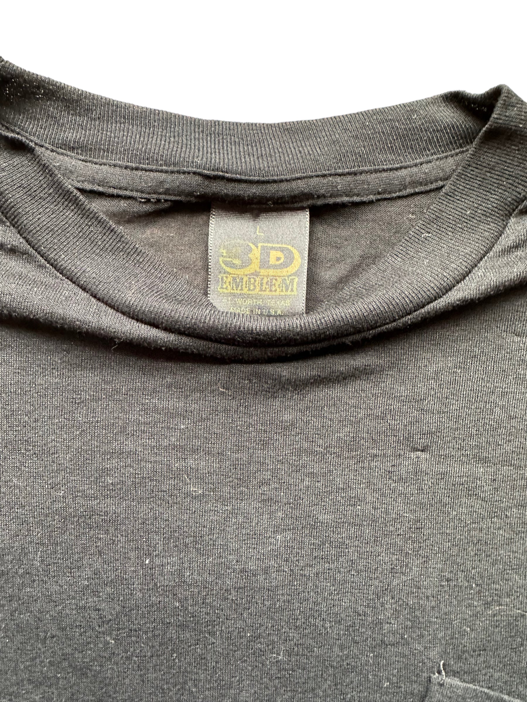 Tag of Vintage Billerica Harley Davidson 3D Emblem Pocket Tee SZ L | Vintage Harley Tee | Barn Owl Vintage Seattle