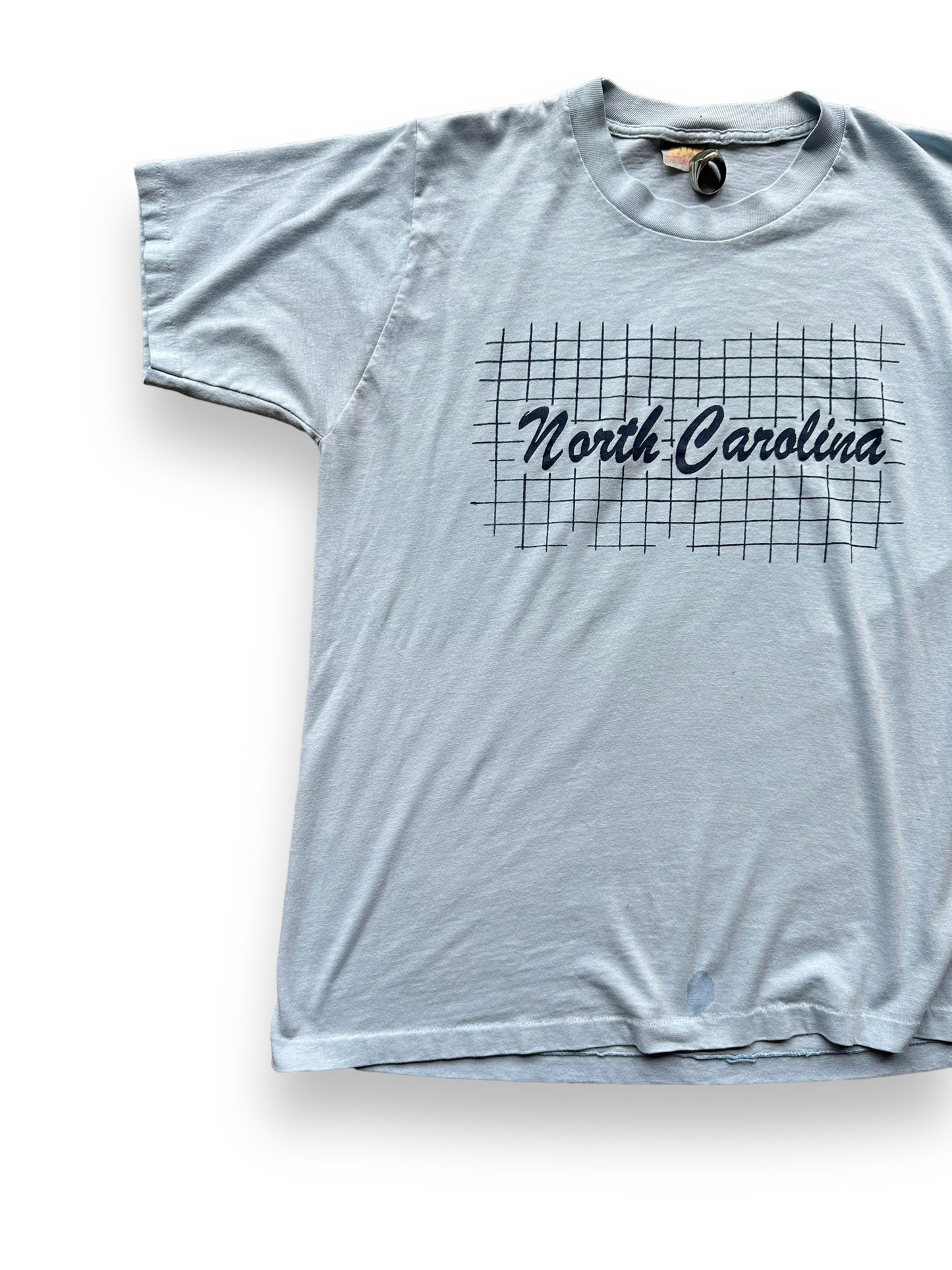 Front right of Vintage North Carolina Tee SZ XL | Vintage T-Shirts Seattle | Barn Owl Vintage Tees Seattle
