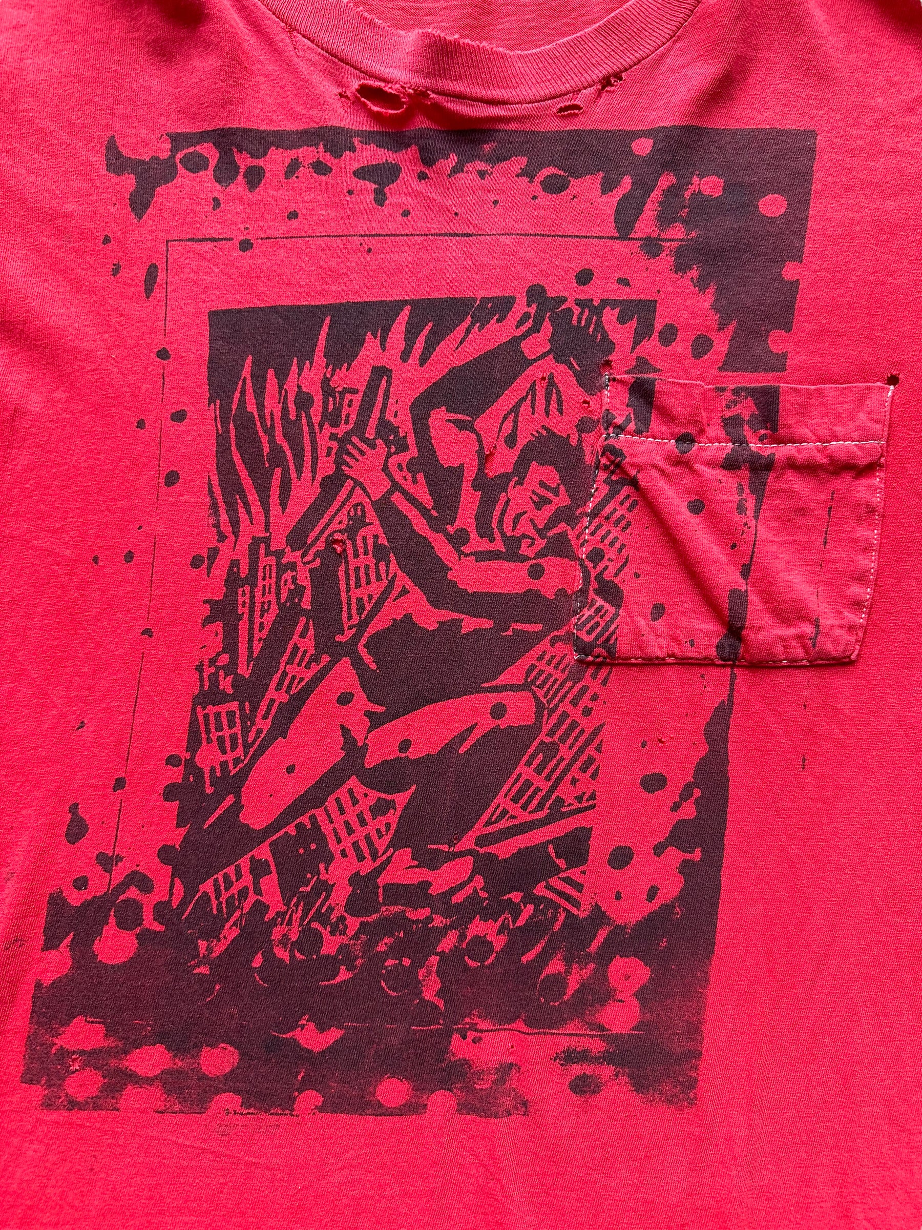 Graphic shot on Vintage Anarchy DIY Art Tee SZ M |  Vintage Art Tee Seattle | Barn Owl Vintage