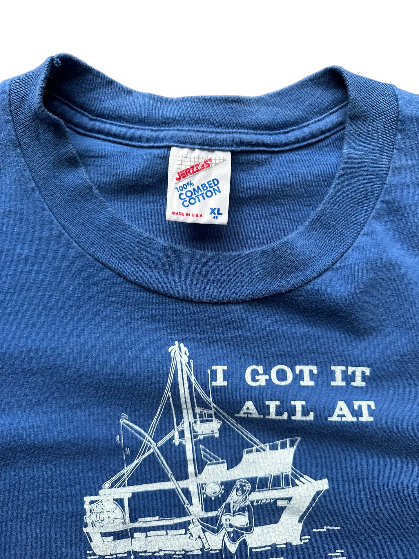 Tag detail of Vintage Fishermens Bend Alaska Tee SZ XL | Vintage Alaska T-Shirts Seattle | Barn Owl Vintage Tees Seattle