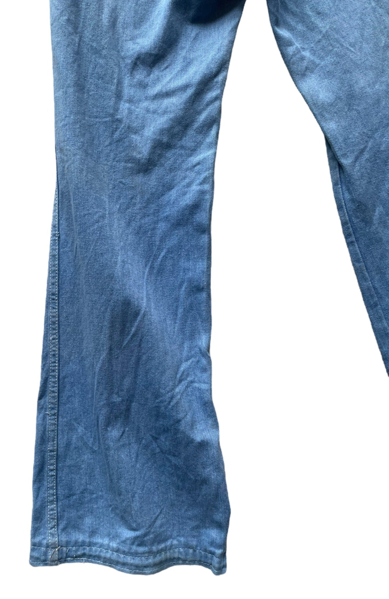 Back left leg view of Vintage Double R Flares