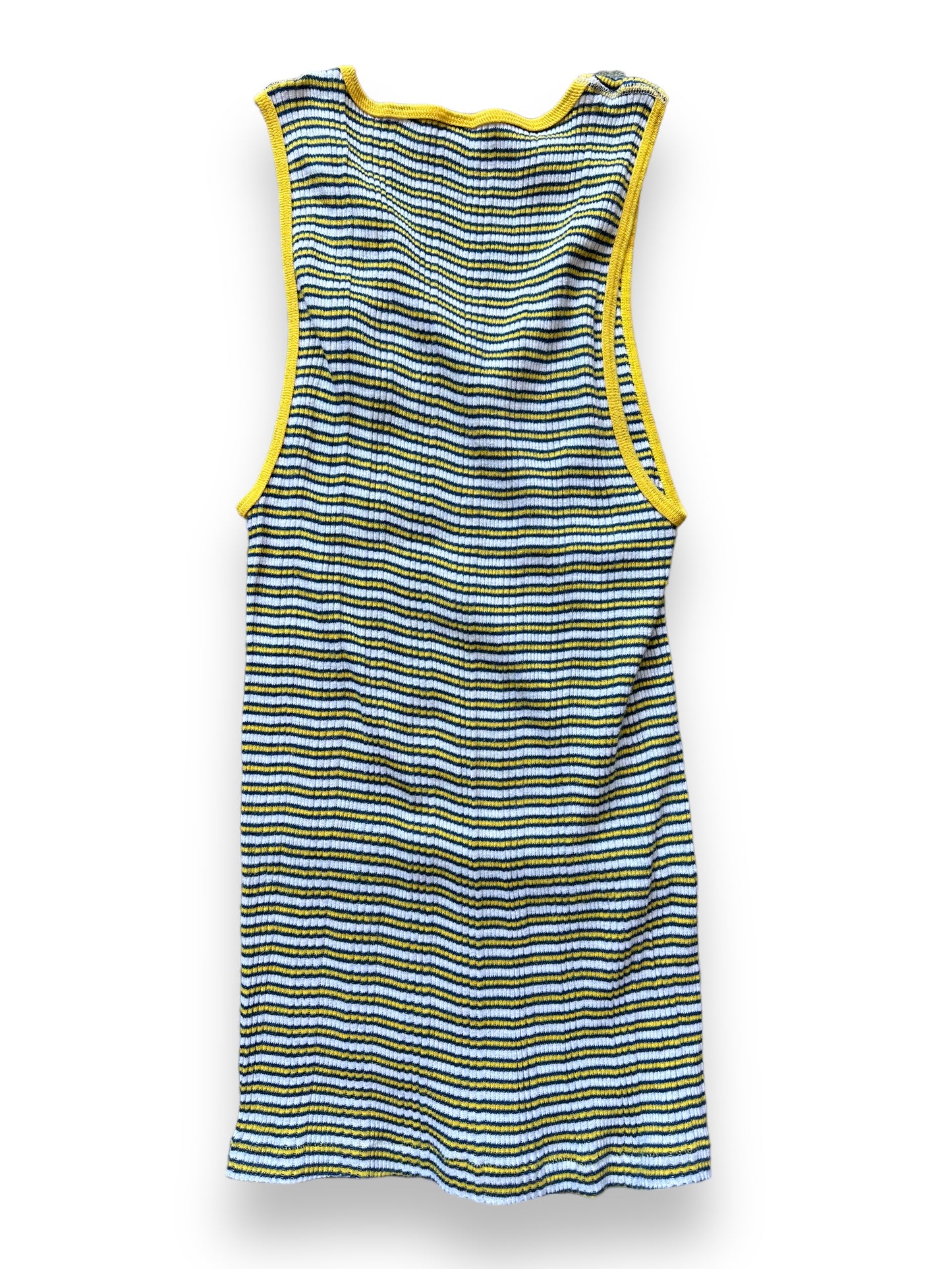 Rear View of Vintage Towncraft Striped Tank Top SZ M | Vintage Tank Top Shirts Seattle | Barn Owl Vintage Tees Seattle