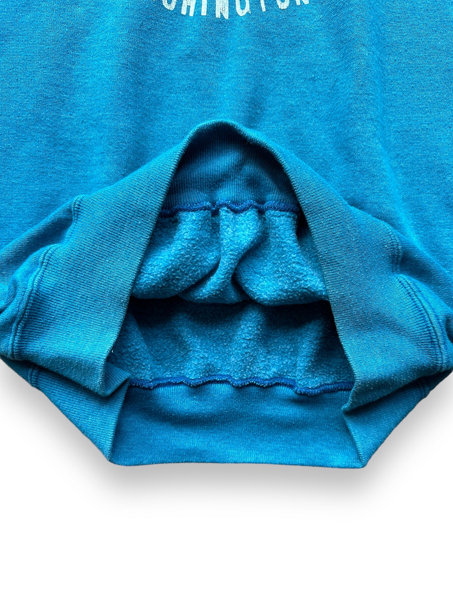 Inside View of Vintage Copalis Beach Clam Short Sleeve Crewneck Sweatshirt SZ L | Barn Owl Vintage | Seattle True Vintage Sweatshirts