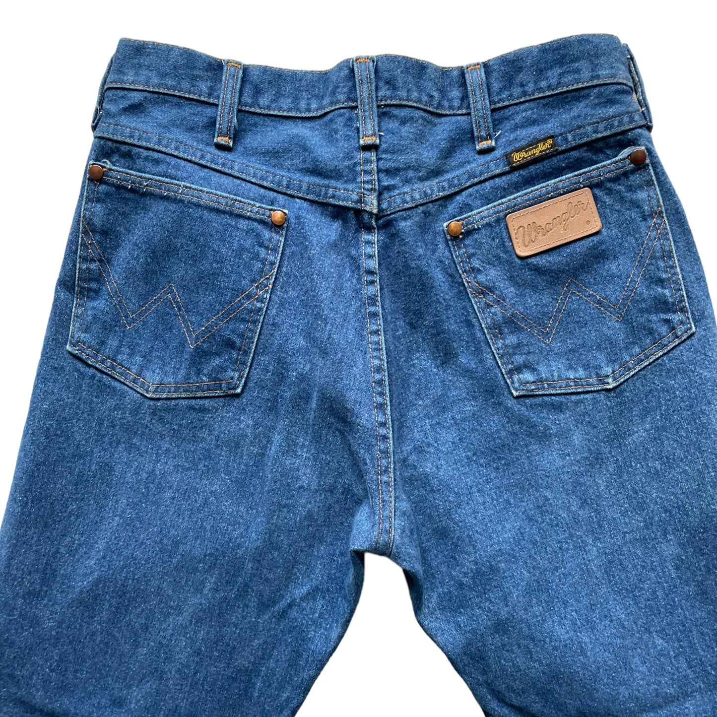 Back pocket view of Vintage USA Wrangler 33x31 |
