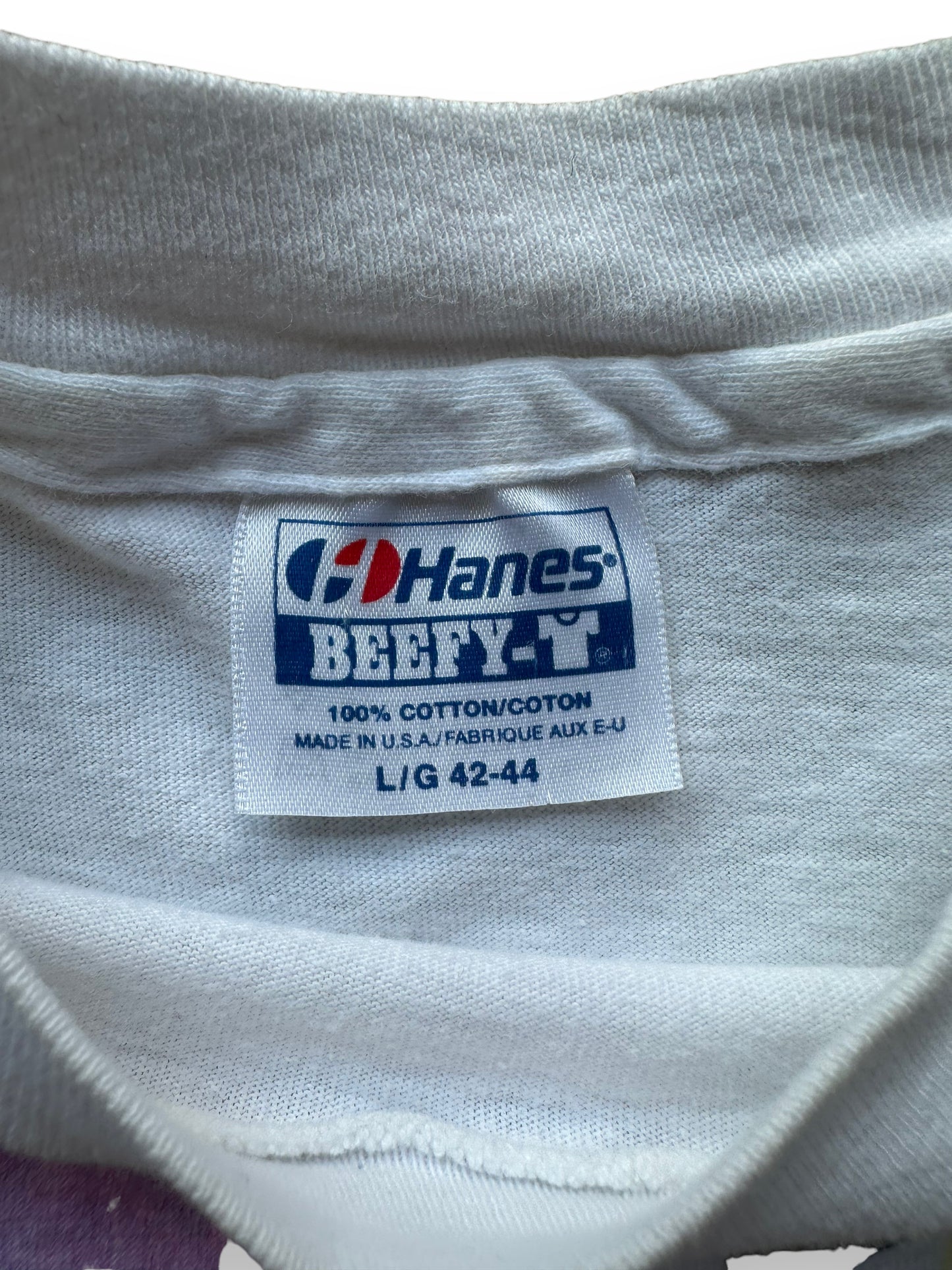 Tag on Vintage "Art is Worth Doing" Fred Babb Tee SZ L | Vintage Art Tee Seattle | Barn Owl Vintage