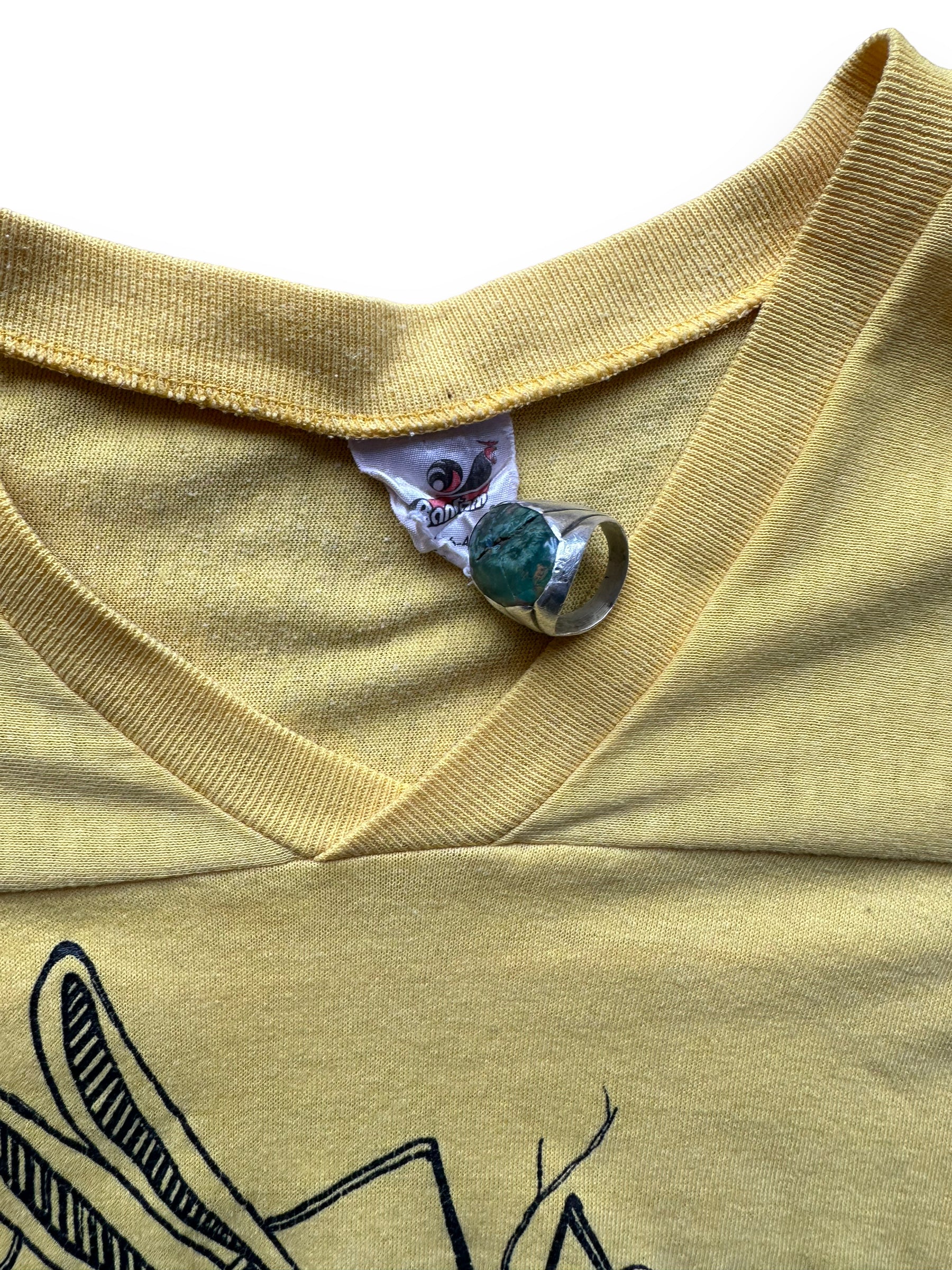 Tag View of Vintage Alaska State Bird Tee SZ XL | Vintage Single Stitch Alaska T-Shirts Seattle | Barn Owl Vintage Tees Seattle