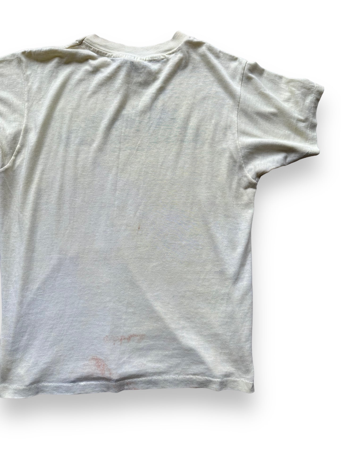 Right Rear View of Vintage Elite Tavern Seattle Tee SZ S | Vintage Single Stitch T-Shirts Seattle | Barn Owl Vintage Tees Seattle