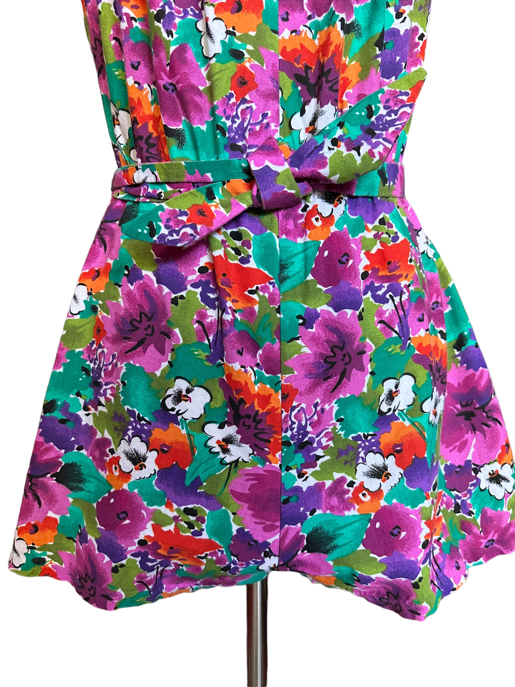 Bottom front view of Vintage 1980s Catalina Floral Swimsuit | Seattle Vintage Swimwear | Barn Owl True Vintage