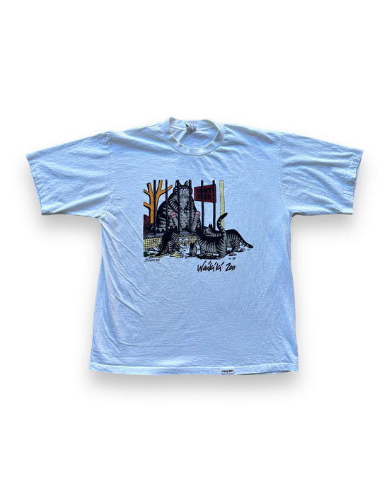 Front of Vintage B. Kliban Waikiki Zoo Tee SZ XL |  Vintage Cat Tee Seattle | Barn Owl Vintage