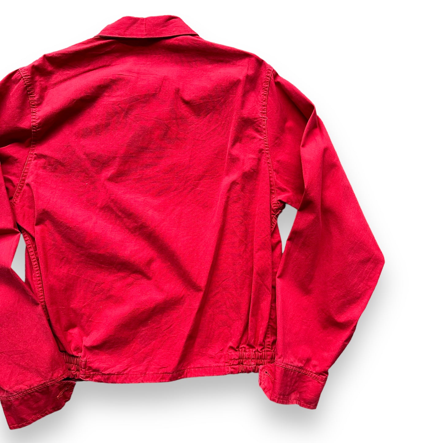 Right Rear View of Vintage Seattle World's Fair Service Scouts Jacket SZ L | Vintage World's Fair Workwear Seattle | Seattle Vintage James Dean Jacket