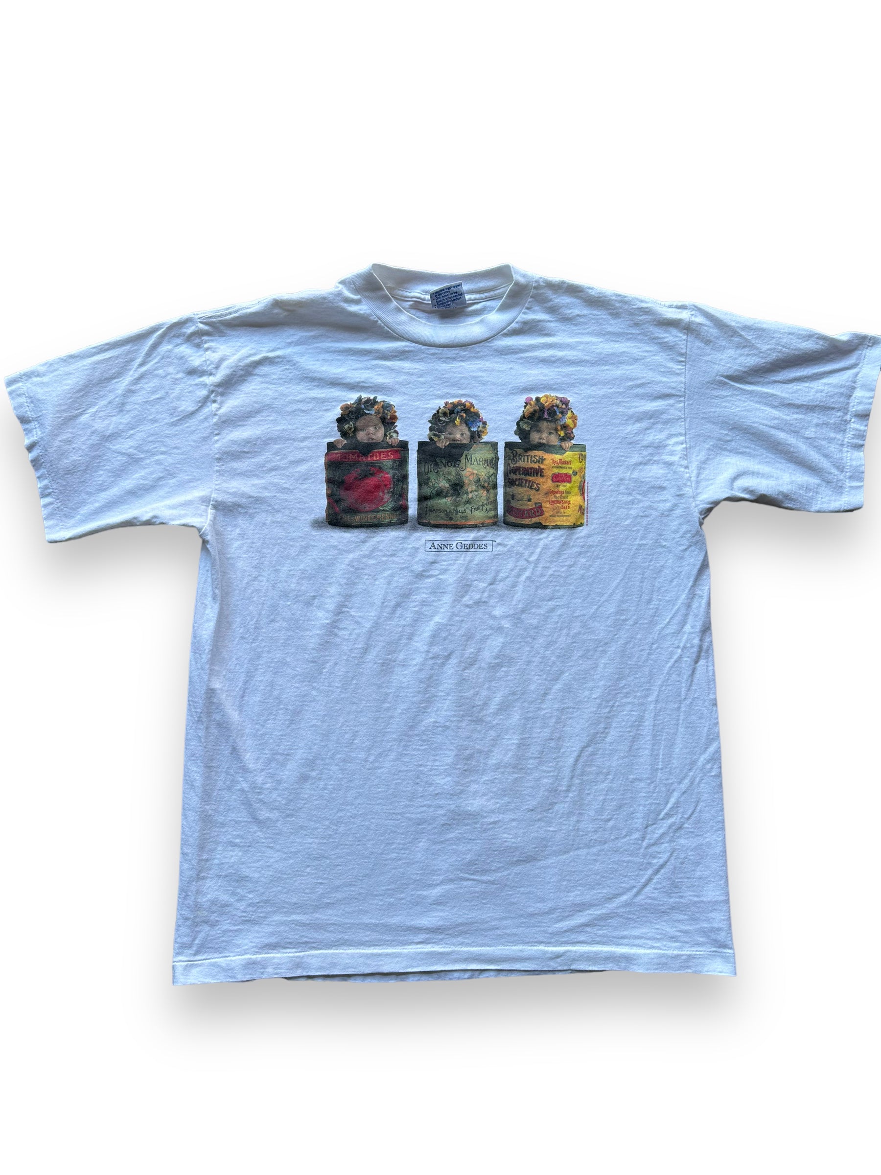 Front close up of Vintage Anne Geddes Tee SZ XL |  Vintage Art Tee Seattle | Barn Owl Vintage