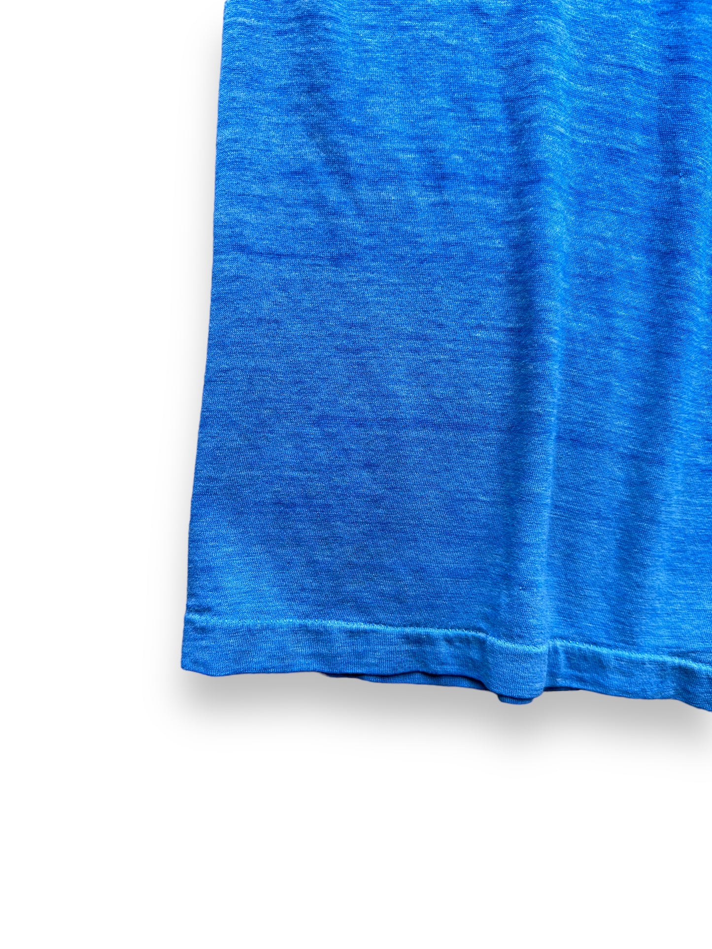 Single Stitch Hem on Vintage Make It In Massachusetts Tee SZ M | Vintage MA T-Shirts Seattle | Barn Owl Vintage Tees Seattle