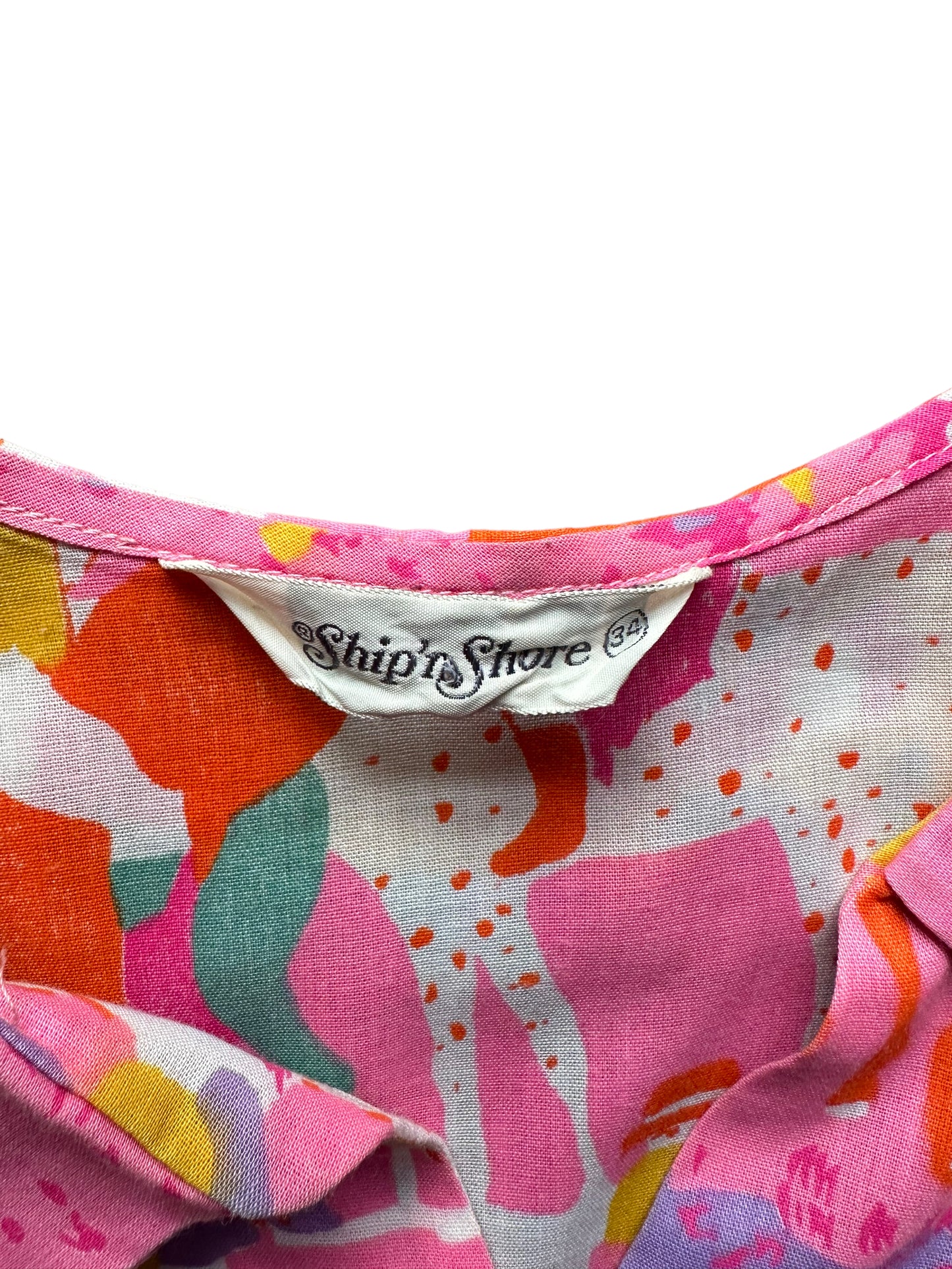 Tag vie wof 1960s Ship 'n Shore Sleeveless Button Up | Seattle Vintage Ladies Clothes | Barn Owl True Vintage