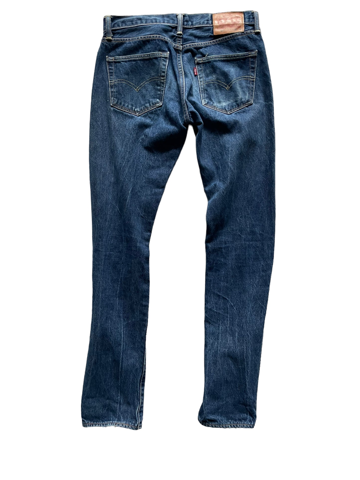 Full back view of Levi's 511 Selvedge Denim 32x36