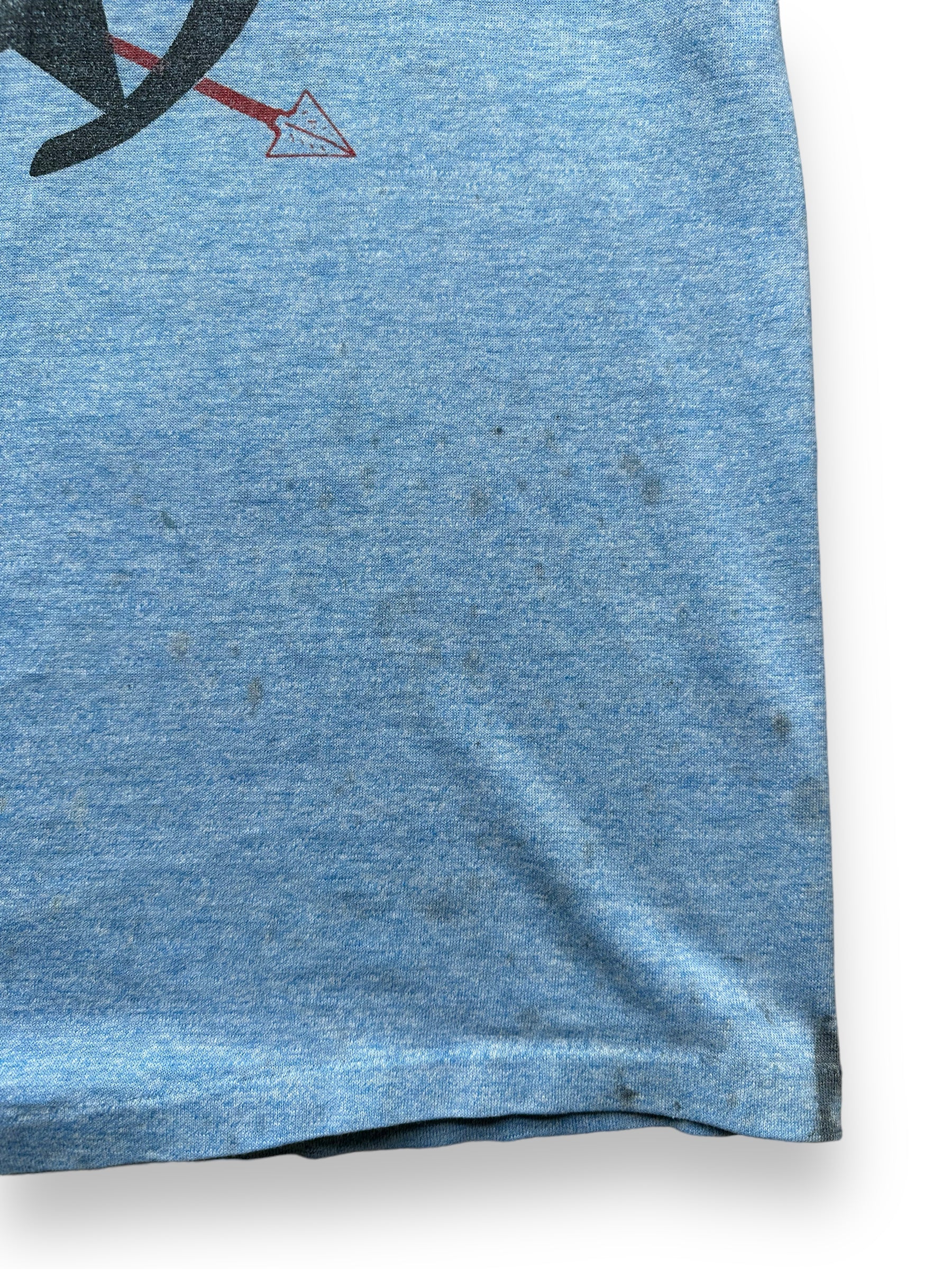 Staining of Vintage Fort Apache Ringer Tee SZ XL |  Vintage Ringer Tee Seattle | Barn Owl Vintage