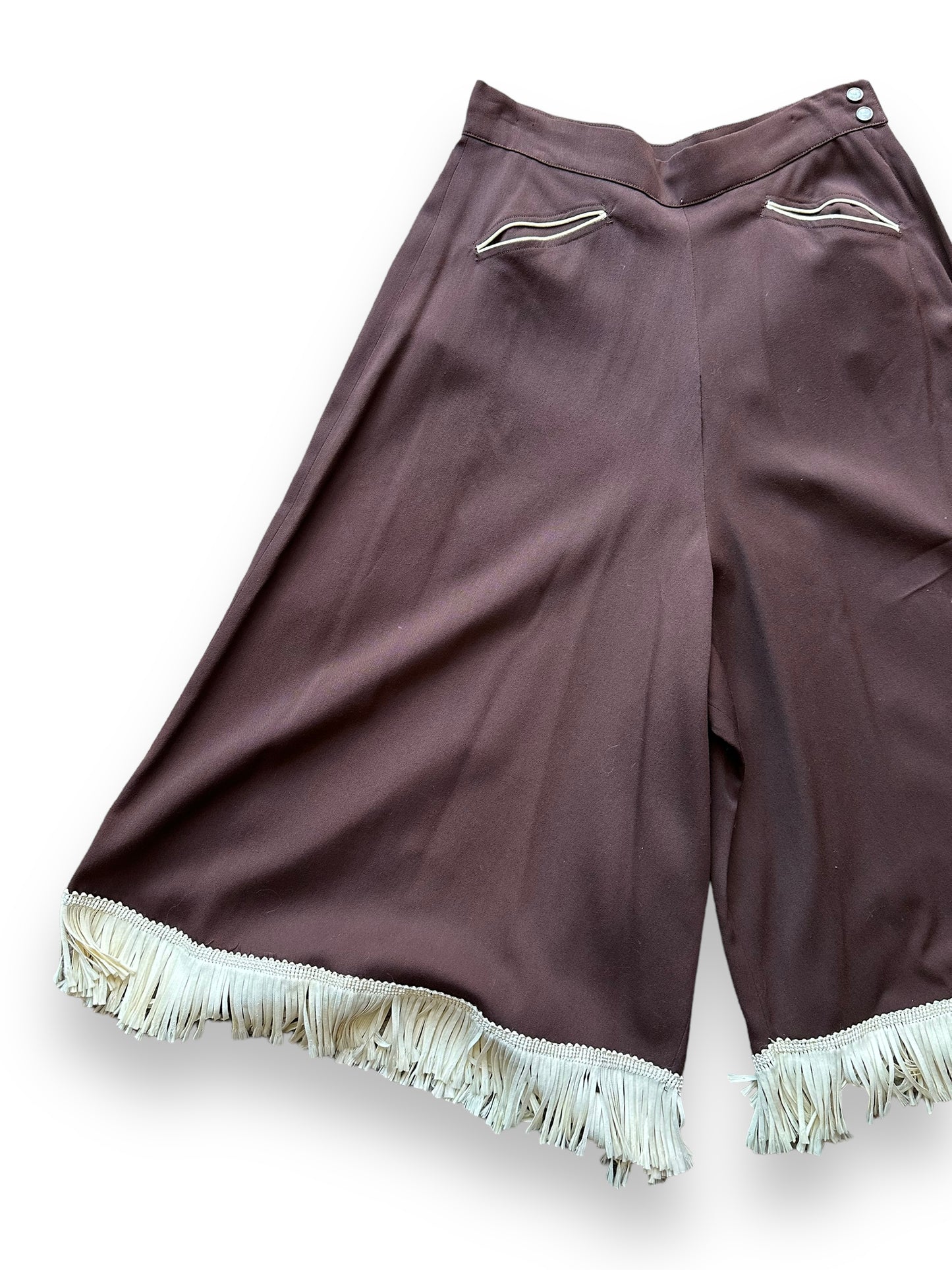 Right side of Vintage H-Bar-C Ladies Two Piece Western Set | Vintage Chainstitch Gabardine Seattle | Barn Owl Vintage Seattle