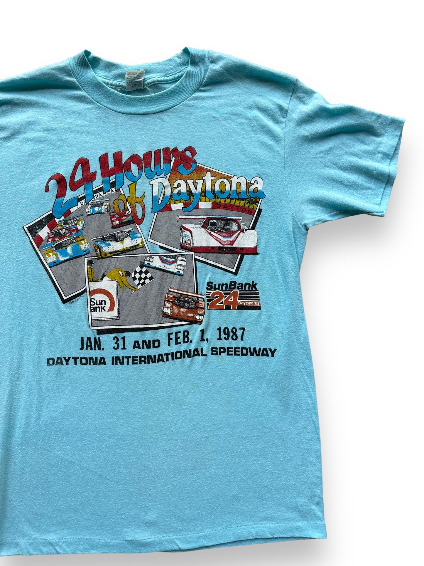 Front left of Vintage 24 Hours of Daytona Tee SZ L | Vintage Auto Tee Seattle | Barn Owl Vintage