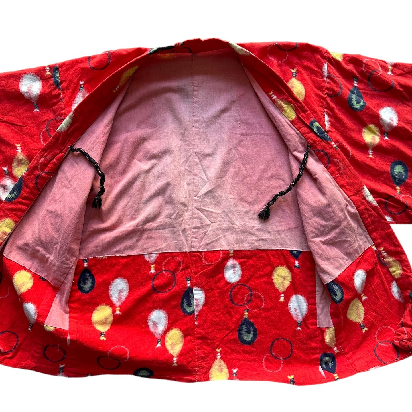 Full front open view Vintage 1950s Haori Jacket | Seattle Vintage Ladies Clothing | Barn Owl Seattle