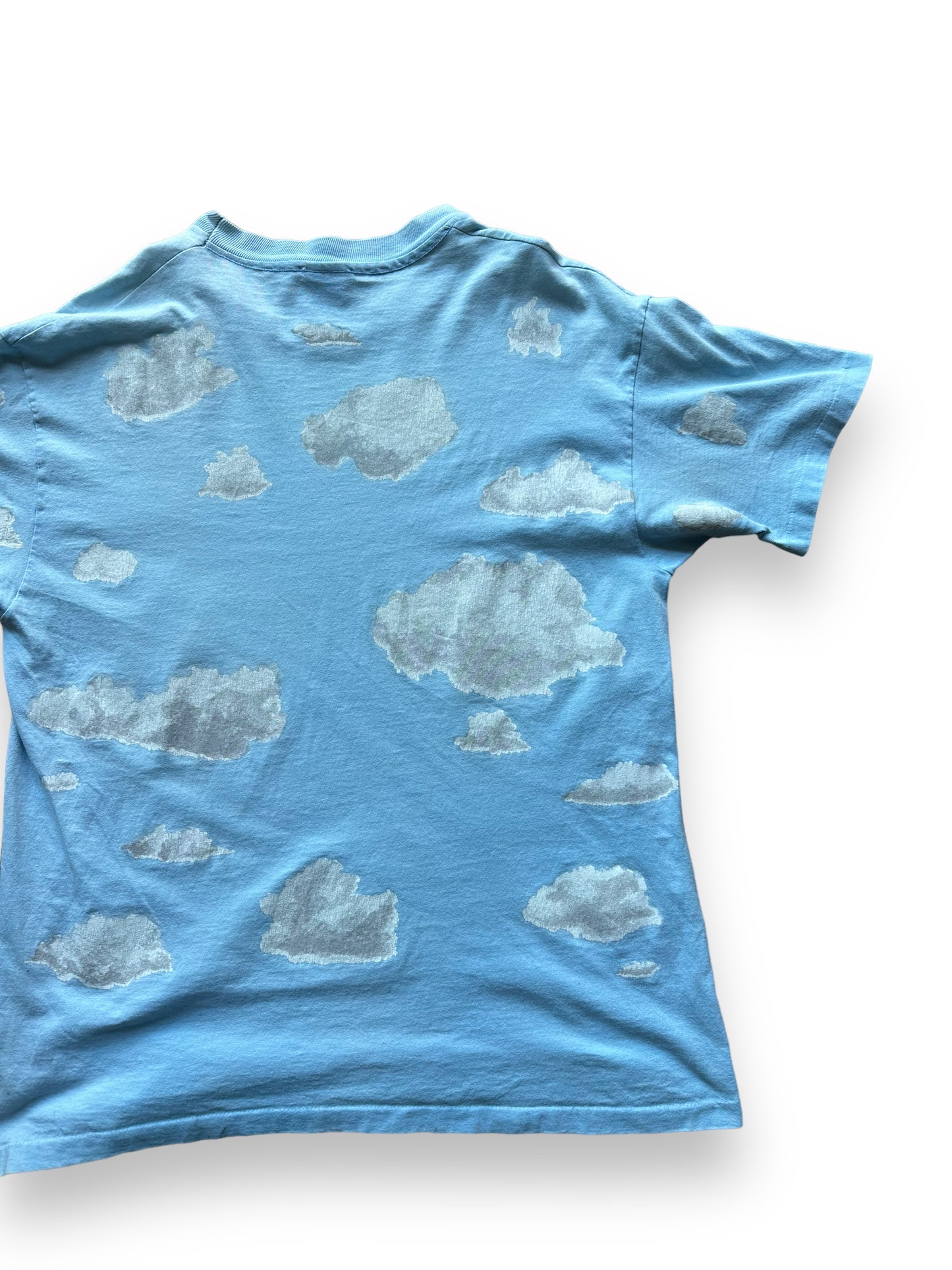 Back right of Vintage René Magritte AOP Tee SZ XL | Vintage Art Tee Seattle | Barn Owl Vintage