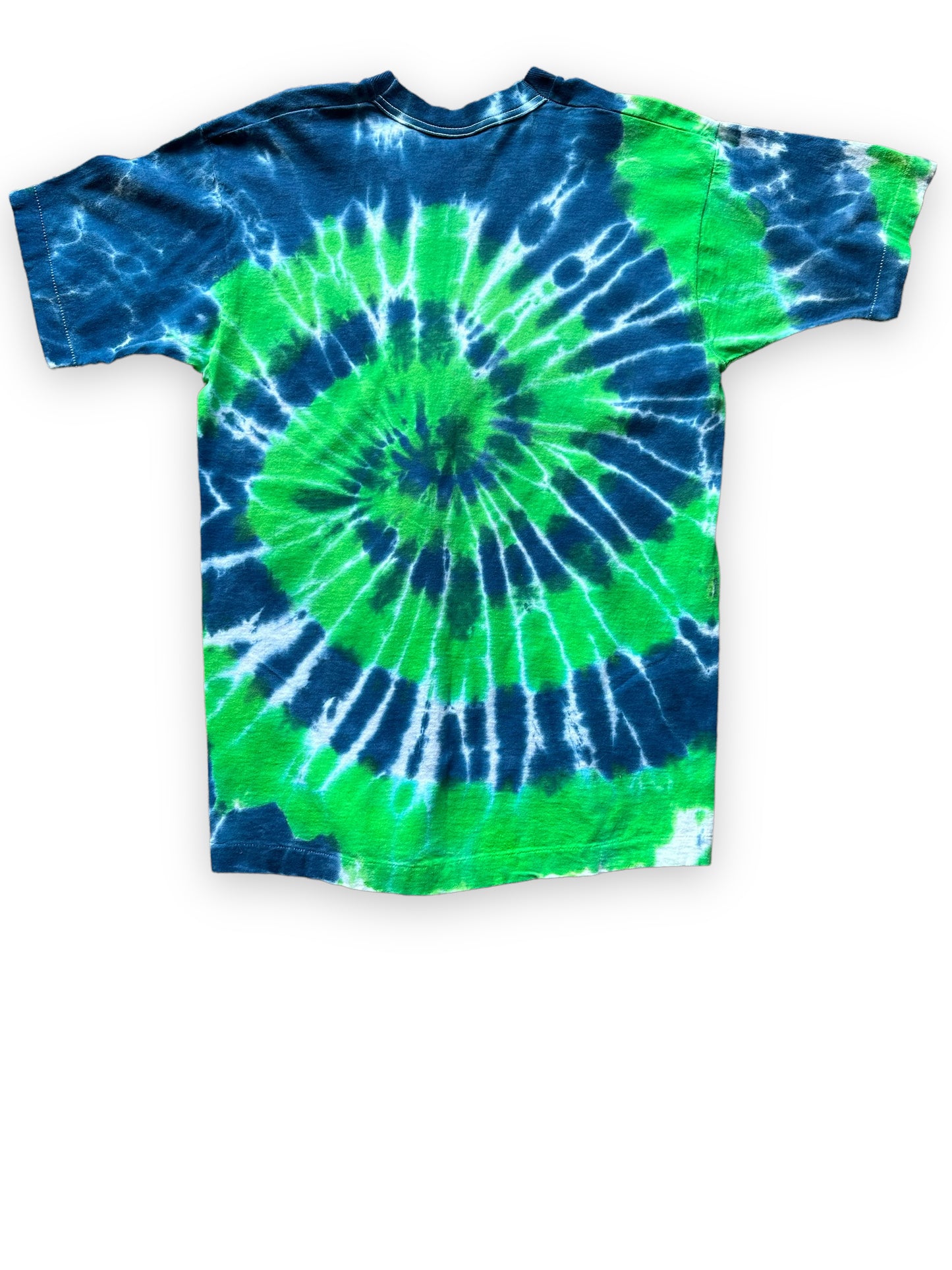 Rear View of Vintage Grateful Dead Seattle Thunderbirds Tie Dye Tour Tee SZ L | Vintage Grateful Dead Tee Seattle | Barn Owl Vintage