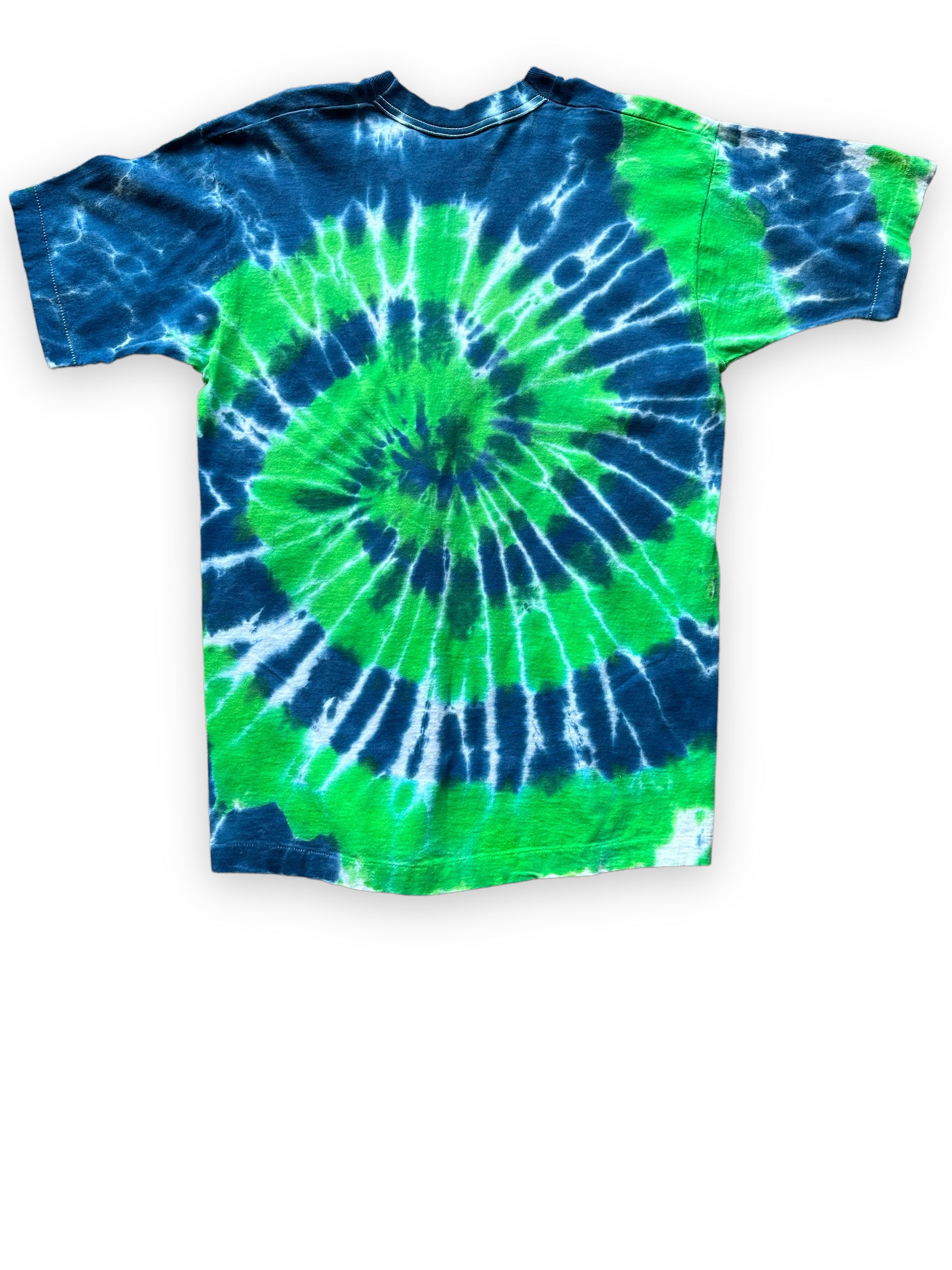 Rear View of Vintage Grateful Dead Seattle Thunderbirds Tie Dye Tour Tee SZ L  |  Vintage Grateful Dead Tee Seattle | Barn Owl Vintage