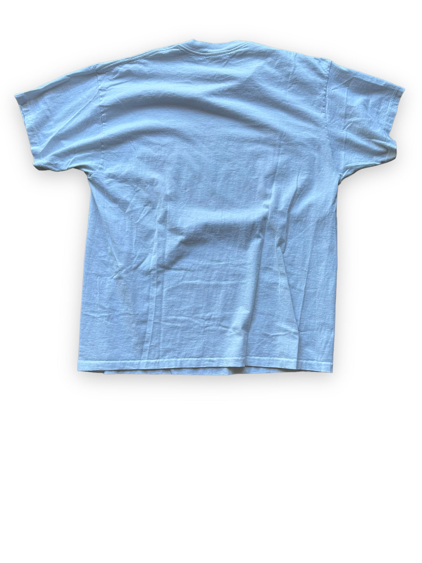 Rear View of Vintage 1993 Sativa Cannabis Postal Stamp Tee SZ XL | Seattle Vintage Cannabis Tee | Barn Owl Vintage