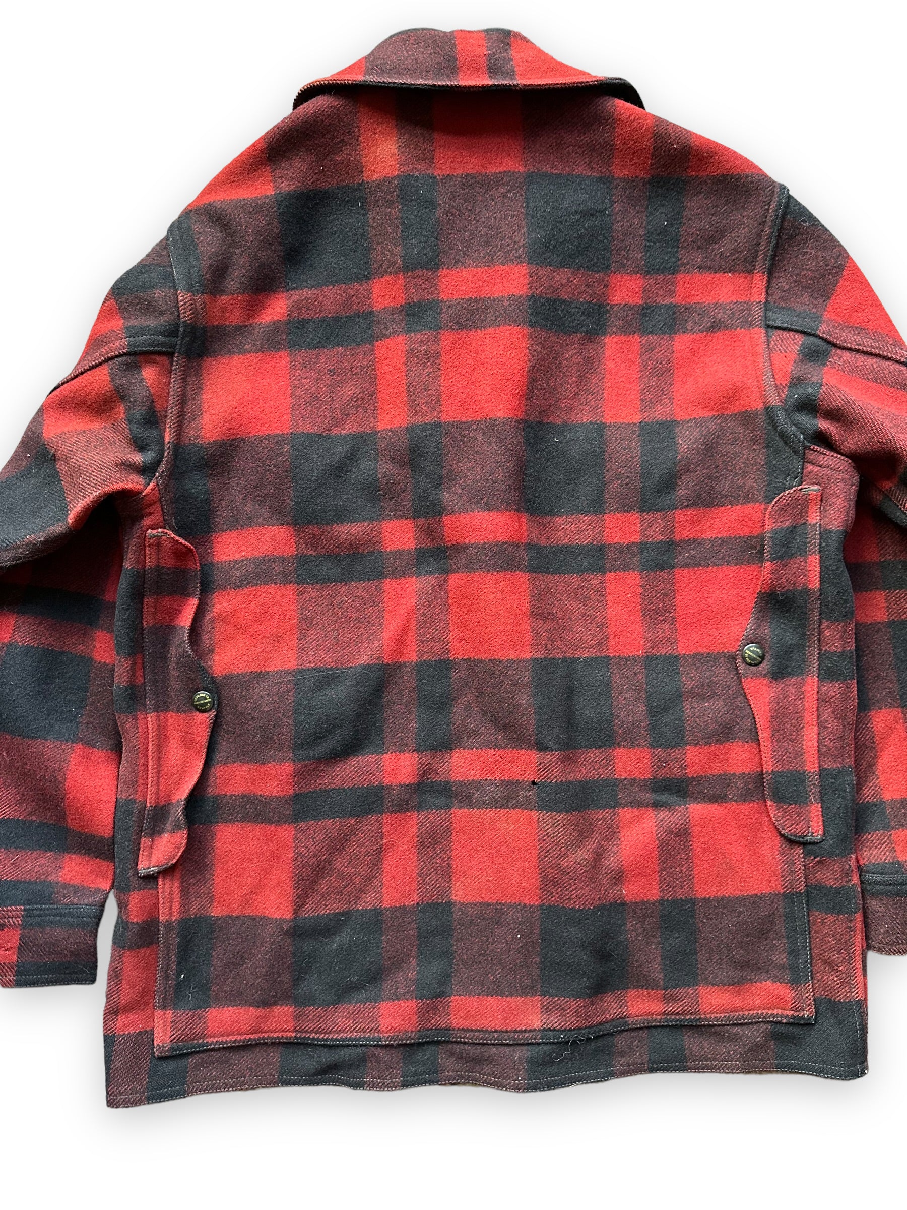 Rear View on Vintage 1930s Era FilClo Filson Mackinaw Cruiser |  FilClo Vintage Workwear | Barn Owl Vintage Seattle