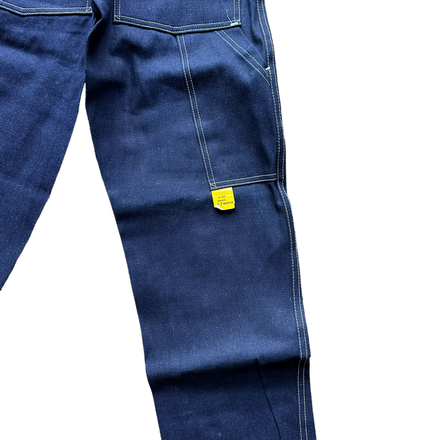 Rear Lower Tag View on Deadstock Vintage Carter's Carpenter Jeans W27 L32 | Vintage Denim Workwear Seattle | Barn Owl Vintage Clothing