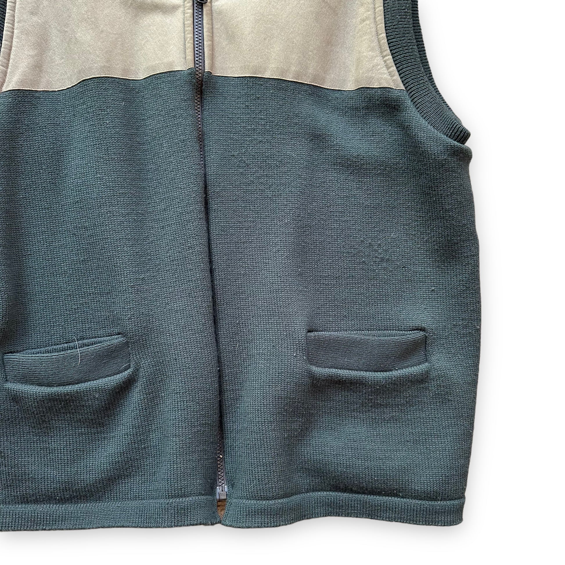 Front Left View on Filson Style 705 Wool Guide Vest SZ XL |  Barn Owl Vintage Goods | Vintage Workwear Seattle