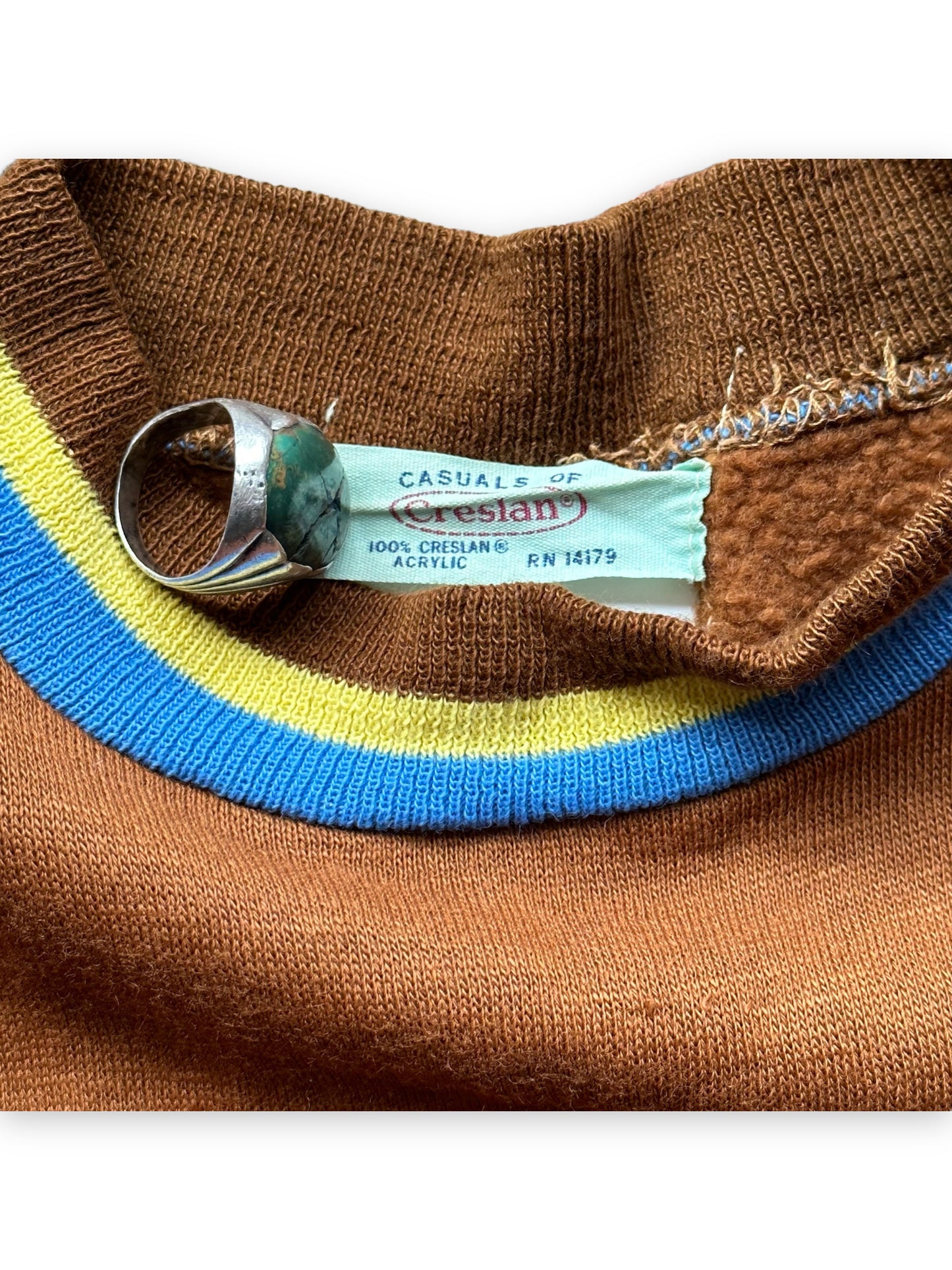Vintage 1960's Creslan Crewneck creslan tag