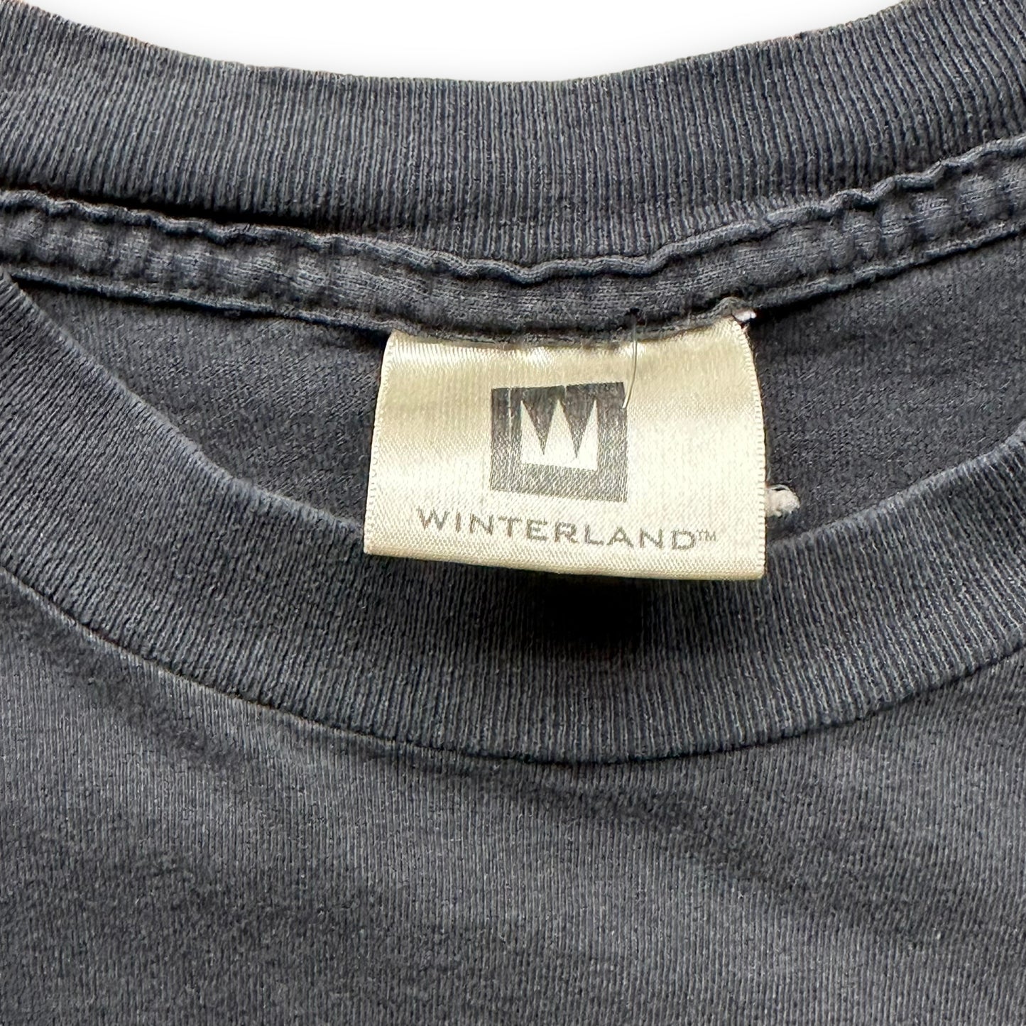 Tag View of Vintage 1990s Winterland Pink Floyd The Wall Tee Size XL | Barn Owl Vintage Seattle | Vintage Rock Tees