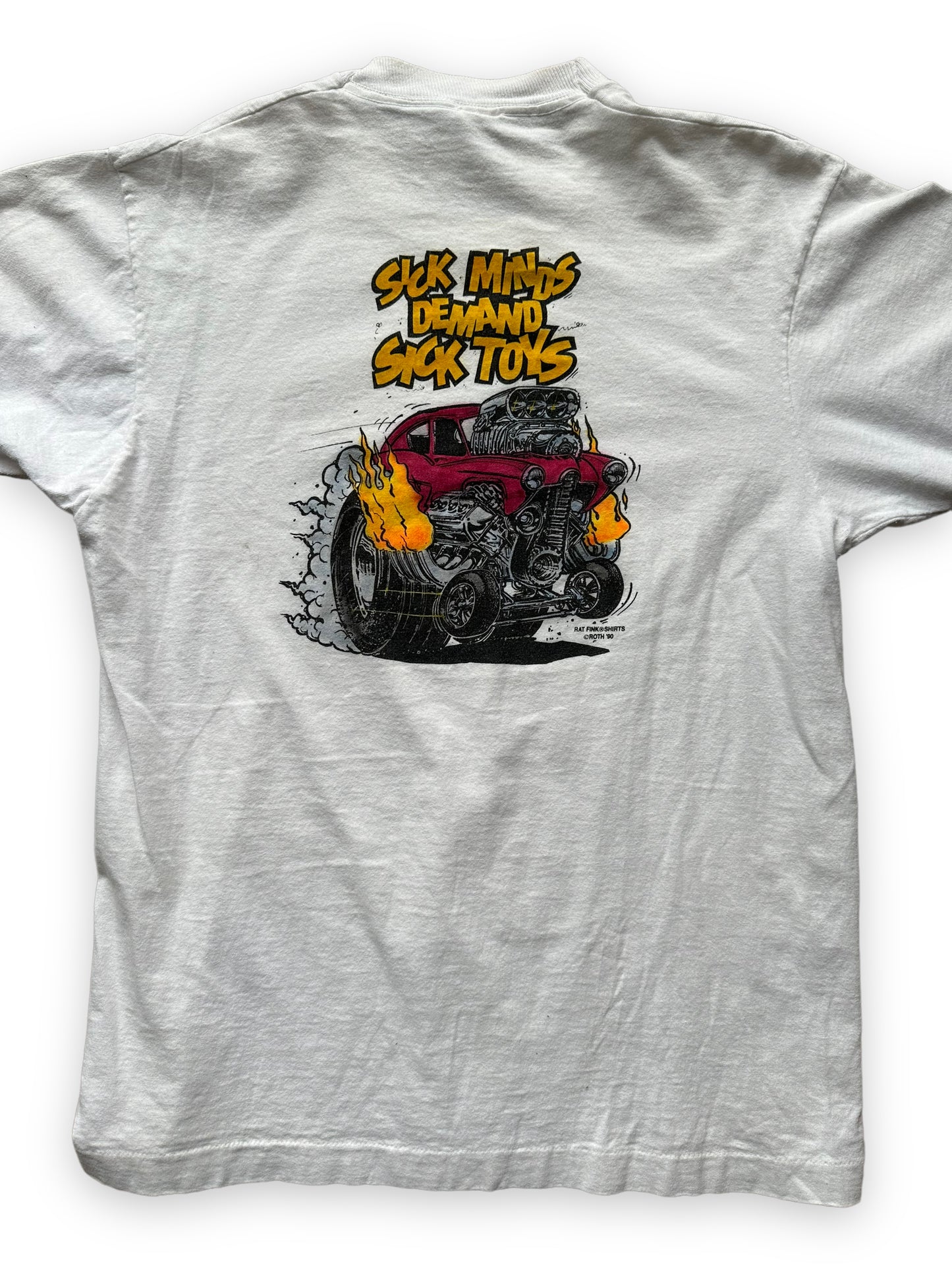 Vintage 1990s Rat Fink Ed Roth Tee SZ L | Seattle Vintage Rat Fink Tees | Barn Owl Seattle