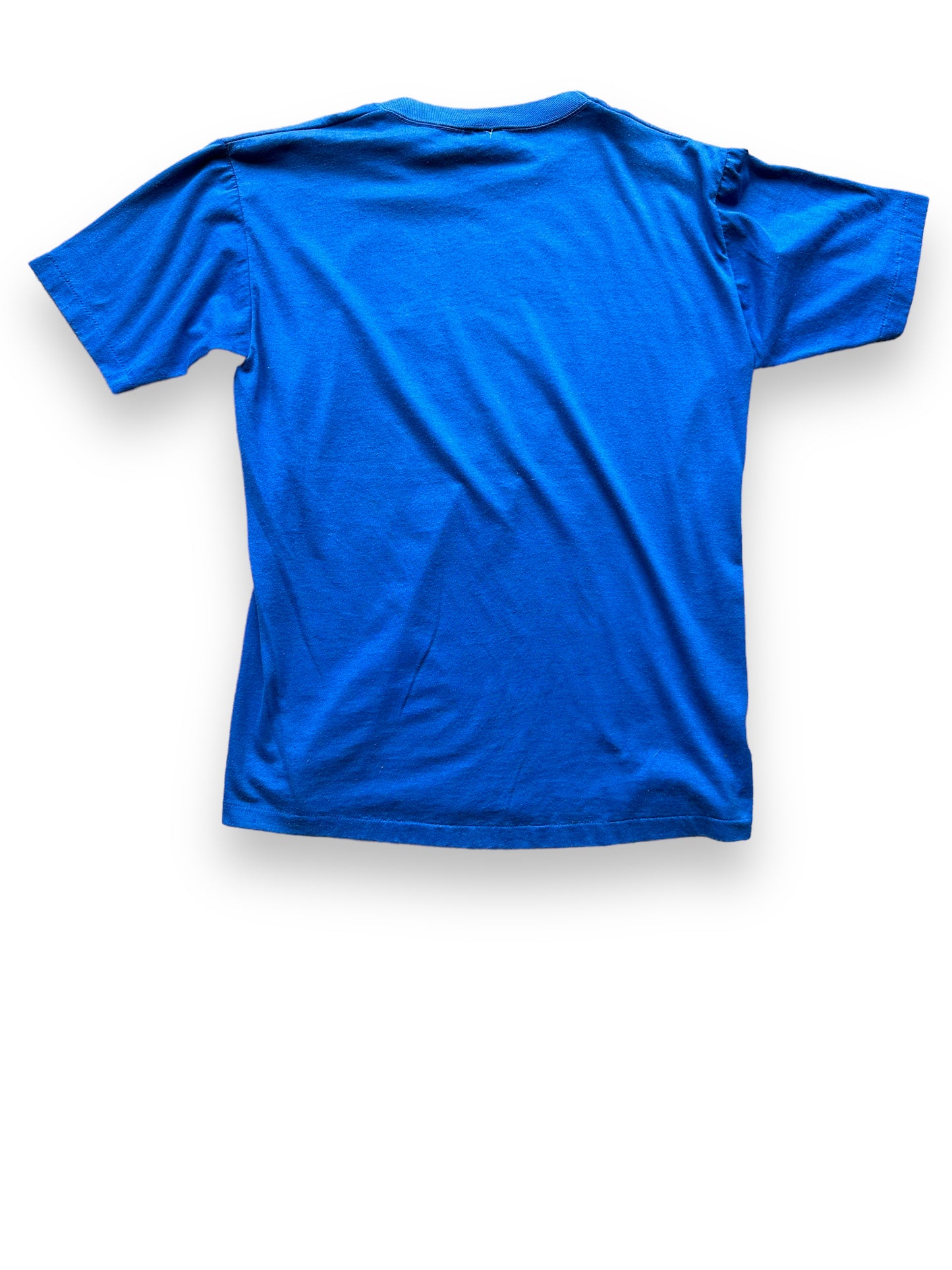 Back shot of Vintage Blue I Hate Seagulls Tee SZ L | Vintage T-Shirts Seattle | Barn Owl Vintage Tees Seattle