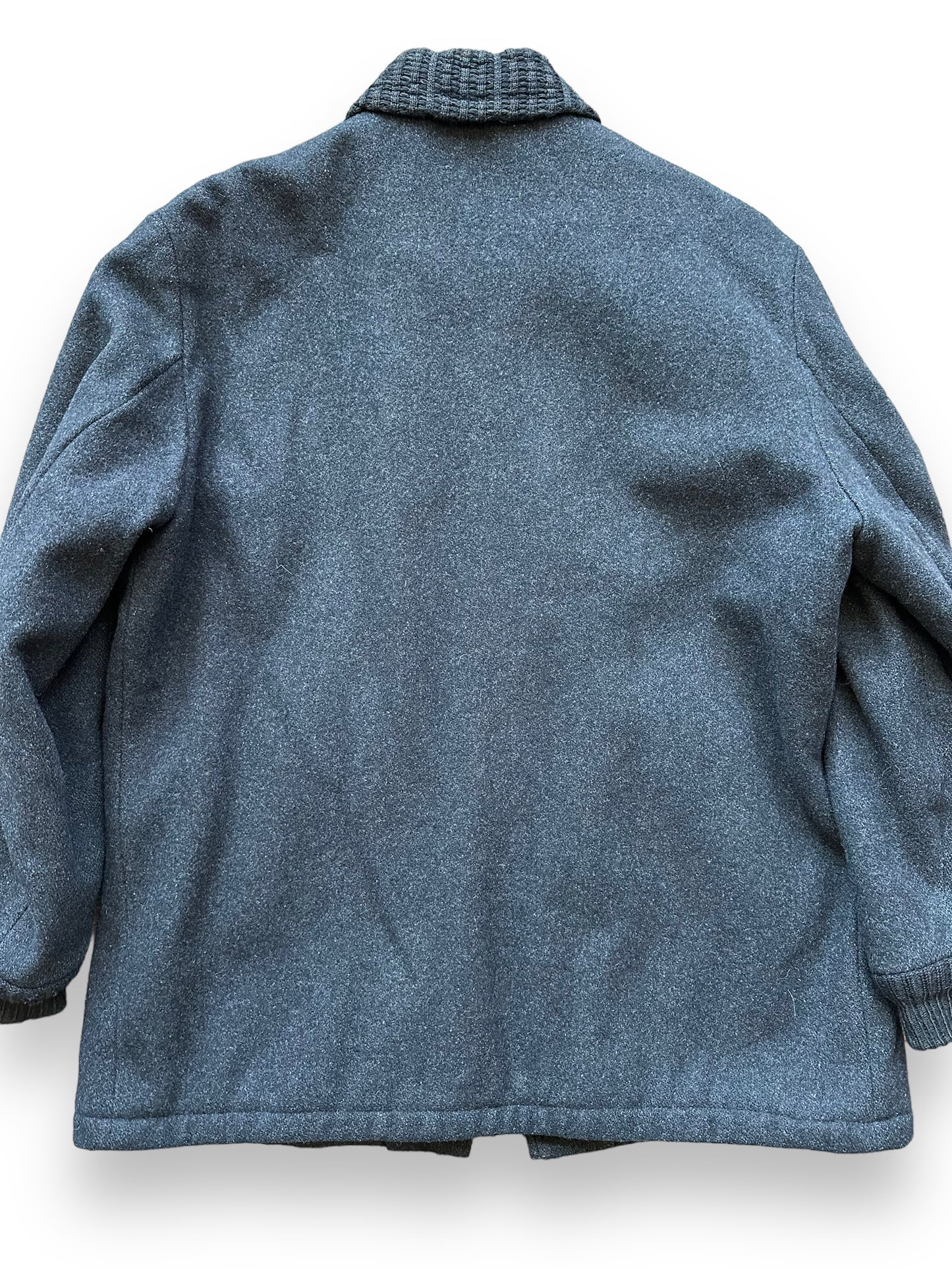 Rear Detail on Vintage Buck Skein Clicker Jacket SZ 42 | Barn Owl Vintage Goods | Vintage Clicker Coat Seattle