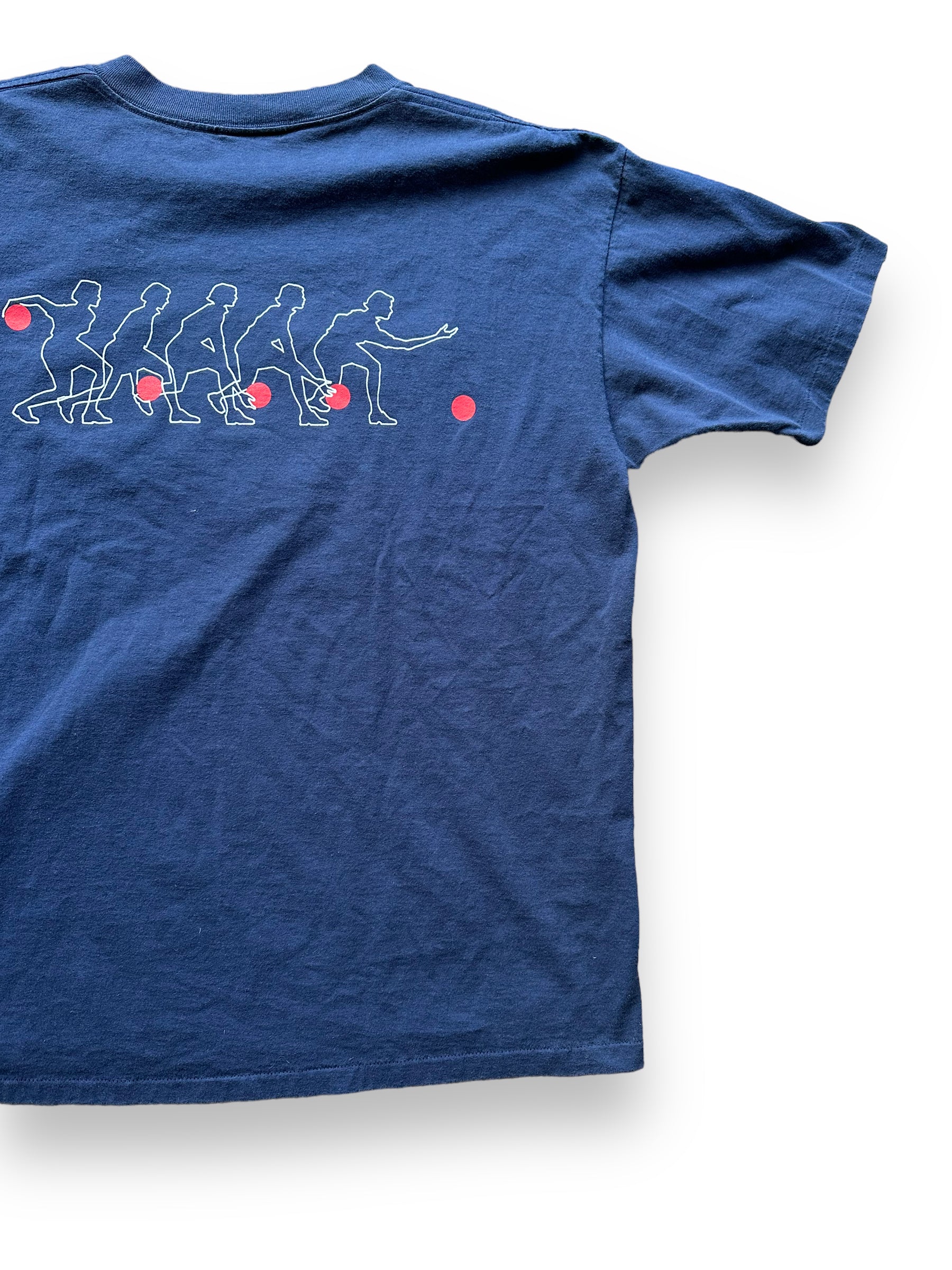 Right Rear View on Vintage Bowling Tee SZ XL | Vintage Single Stitch T-Shirts Seattle | Barn Owl Vintage Tees Seattle
