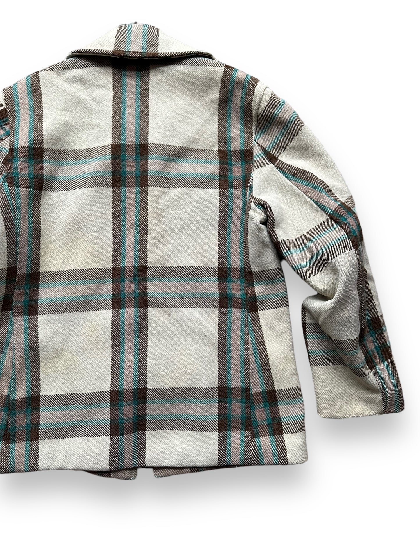 Right Rear View on Vintage Merrill Woolen Mills Jacket SZ L | Barn Owl Vintage Goods | Vintage Wool Coat Seattle