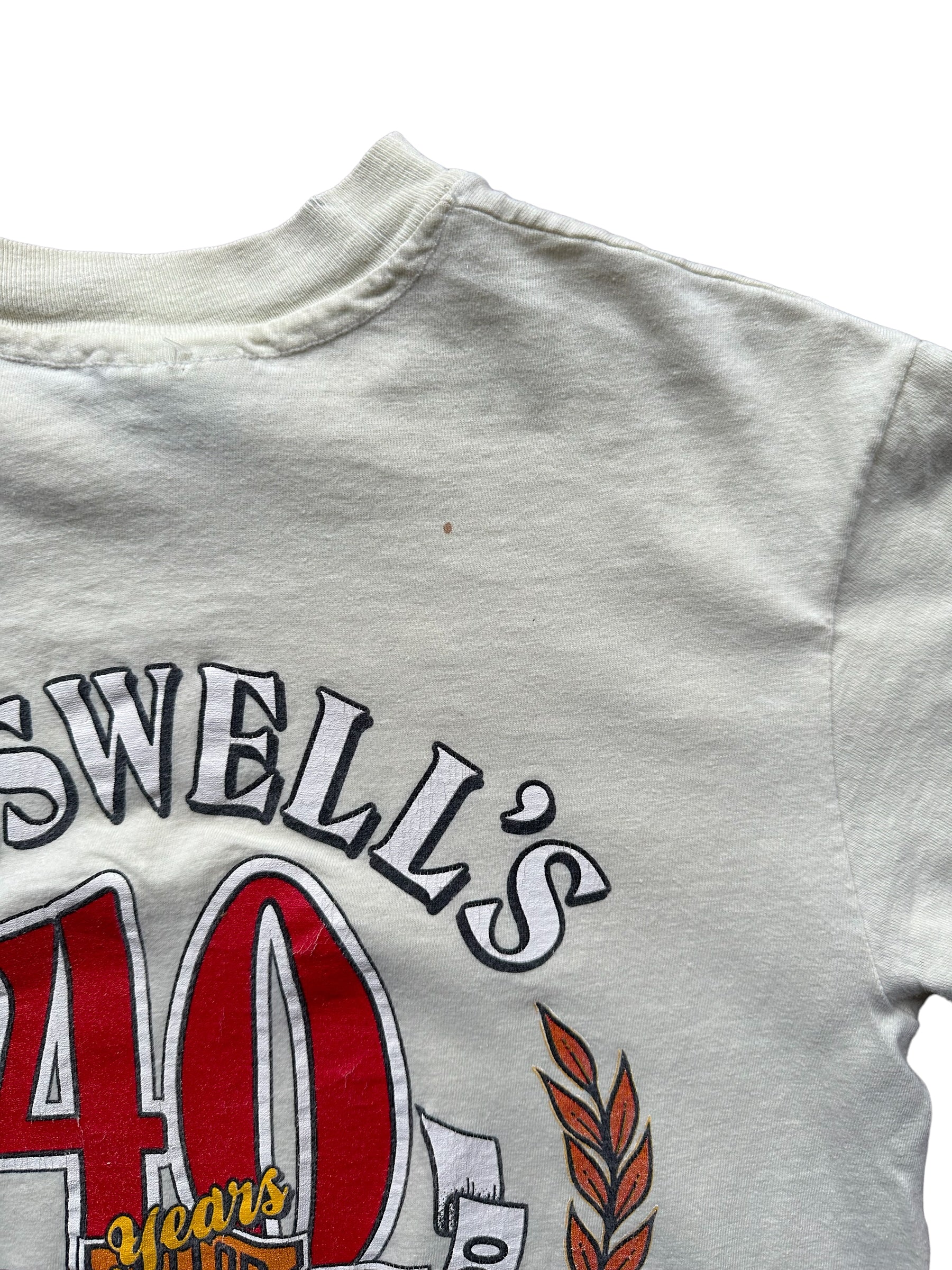 Small Discoloration on Right Rear Shoulder on Vintage Yellow Harley Davidson Wind Beneath My Wings Tee SZ M | Vintage Harley Tee | Barn Owl Vintage Seattle