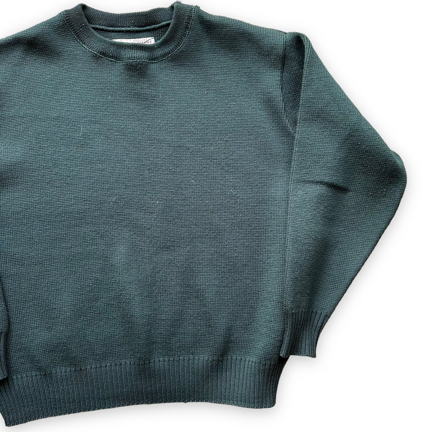 Front Left View of Filson Guide Sweater SZ L | Barn Owl Vintage Goods | Vintage Filson Workwear Sweaters Seattle