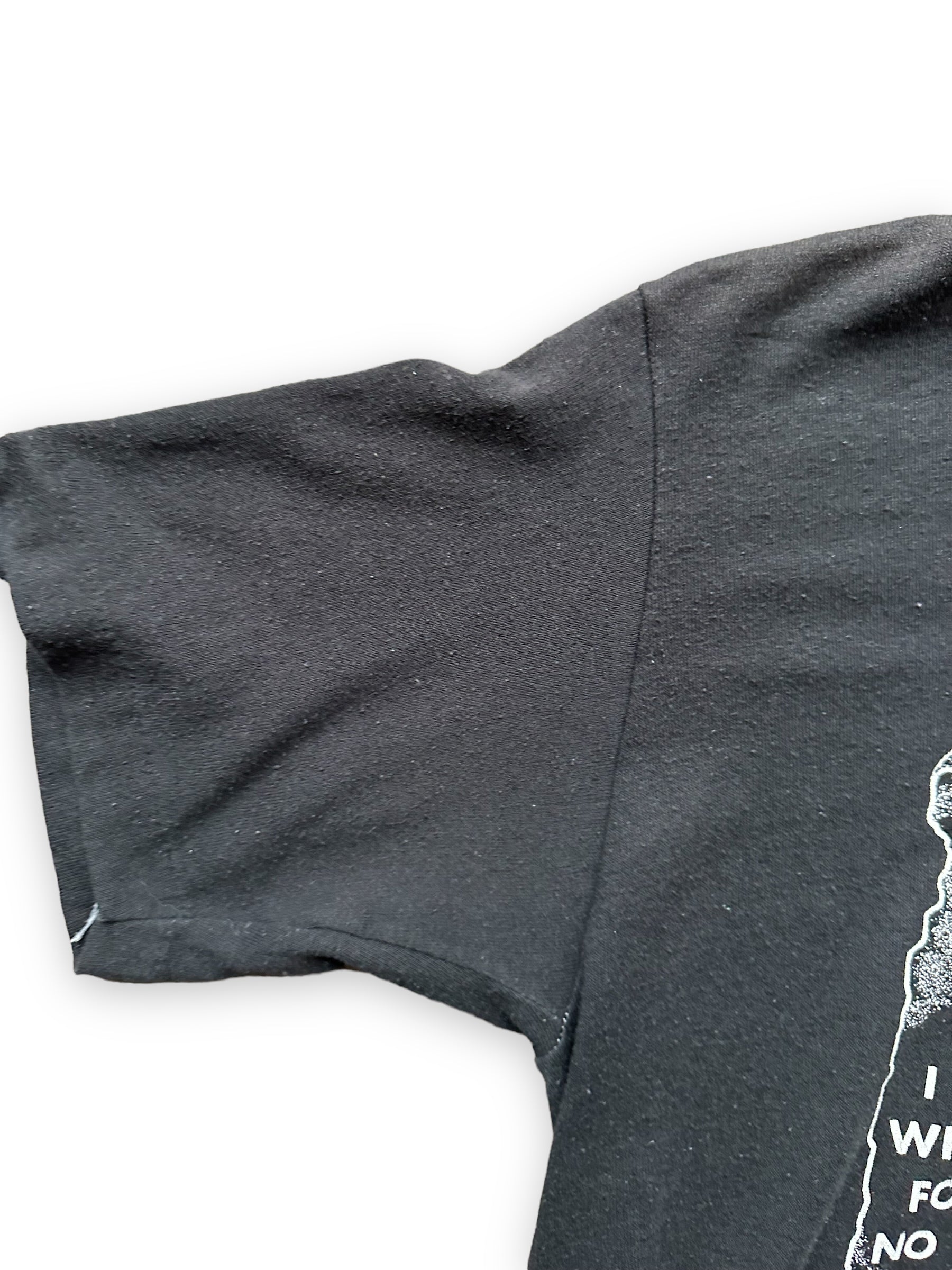 Right Sleeve view on Vintage 1980s Harley Davidson Rider Tee SZ L | Vintage Harley Tee Seattle | Barn Owl Vintage Seattle